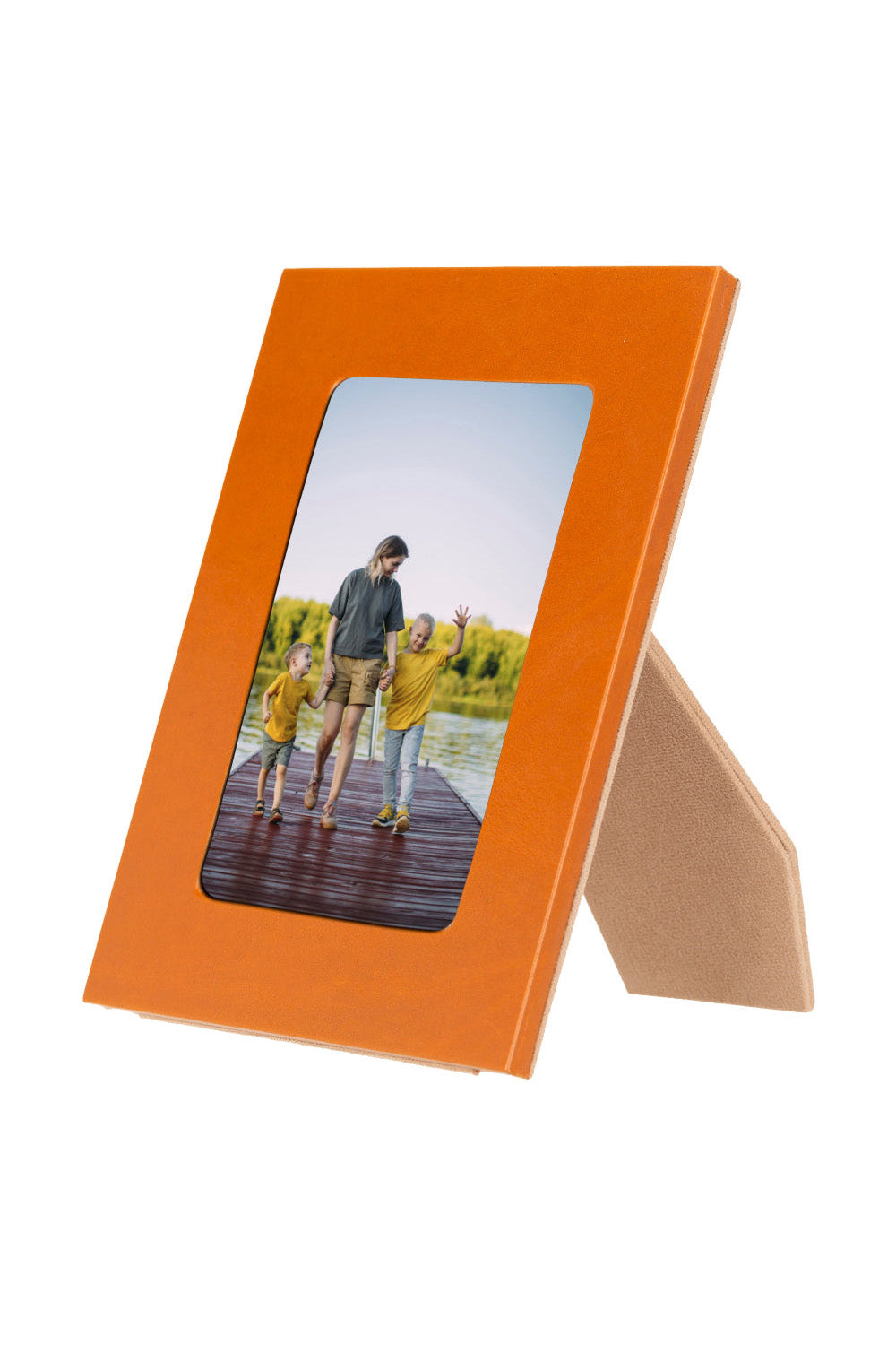 Bloominbag-Bloomframe Sandy Tan – Hakiki Deri Fotoğraf Çerçevesi-Çerçeve-1-Milagron.com