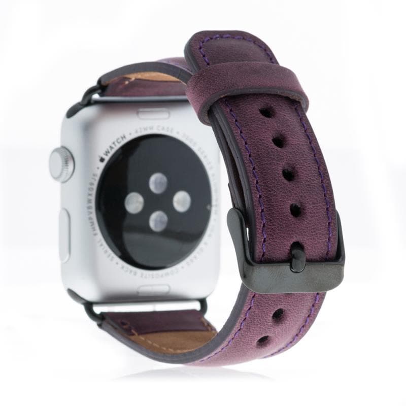 Bloominbag-Bloomin Band Mulberry Bloom Deri Apple Watch Kordon 40/41/42 Mm-2-Milagron.com