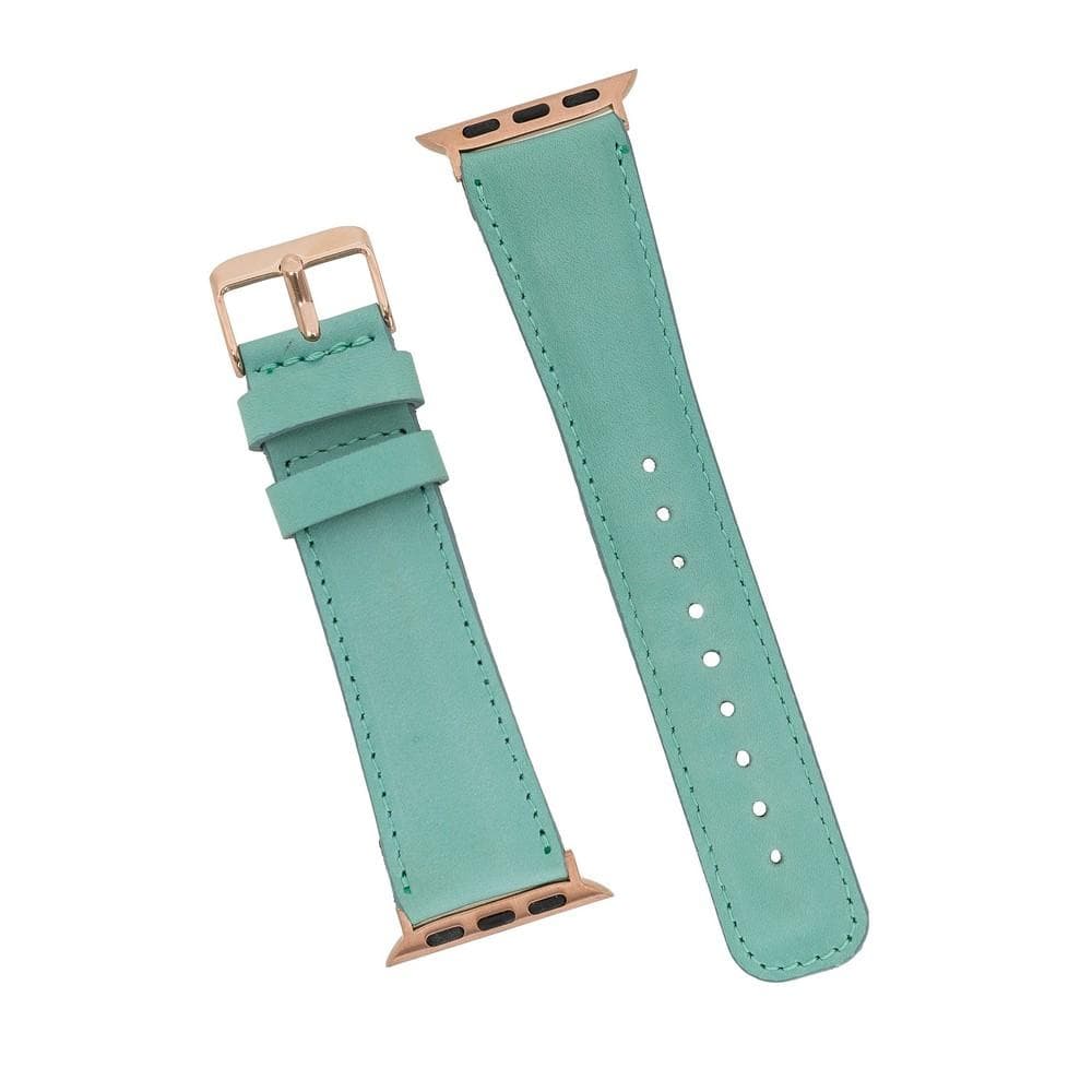 Bloominbag-Bloomin Band Sage Deri Apple Watch Kordon 40/41/42mm-3-Milagron.com