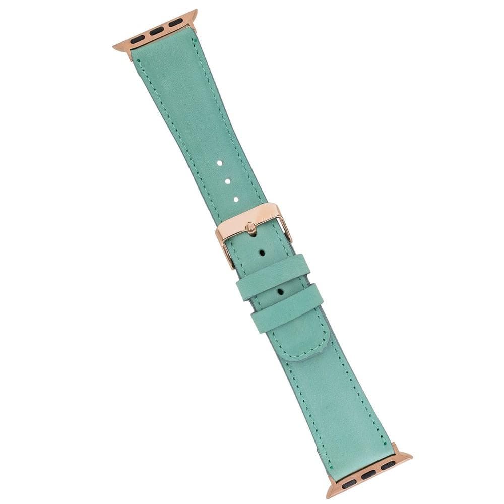 Bloominbag-Bloomin Band Sage Deri Apple Watch Kordon 40/41/42mm-4-Milagron.com