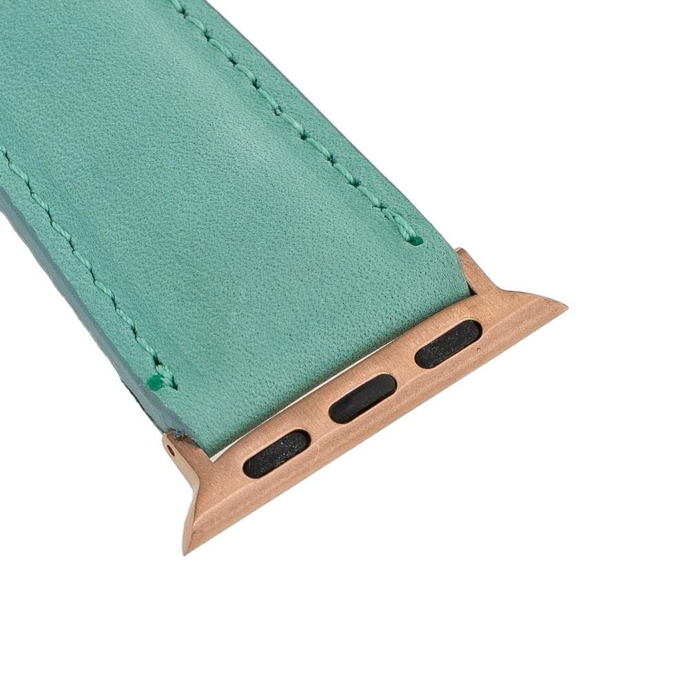 Bloominbag-Bloomin Band Sage Deri Apple Watch Kordon 40/41/42mm-5-Milagron.com