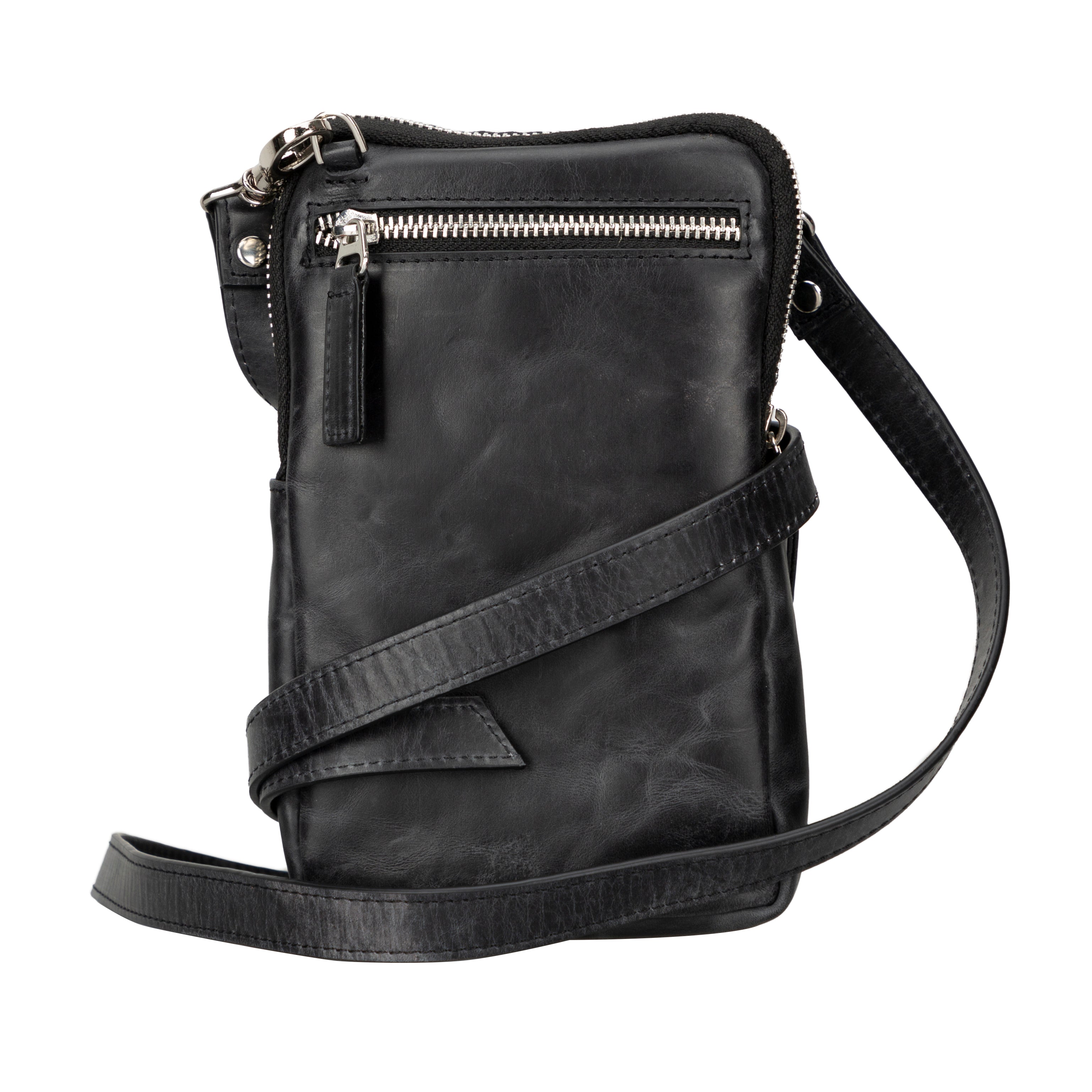 Bloomnino Marine Noir Hakiki Deri Crossbody Çanta
