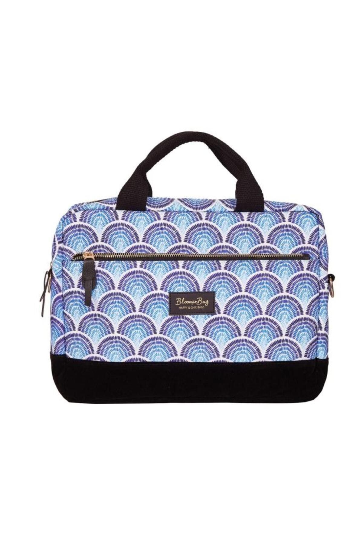 Bloominbag-Calm Waves 13 14 Inç Laptop / Mac Book çantası-2-Milagron.com