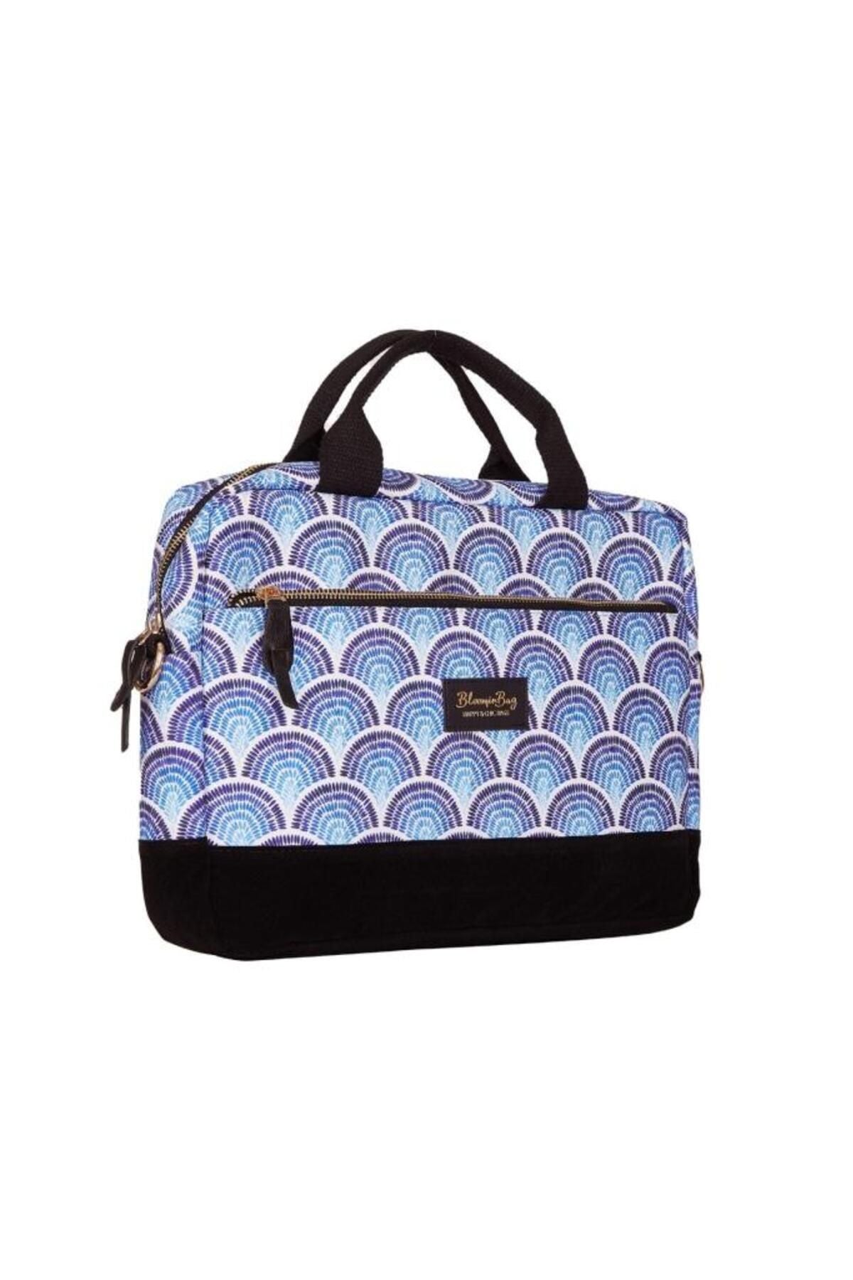 Bloominbag-Calm Waves 13 14 Inç Laptop / Mac Book çantası-3-Milagron.com