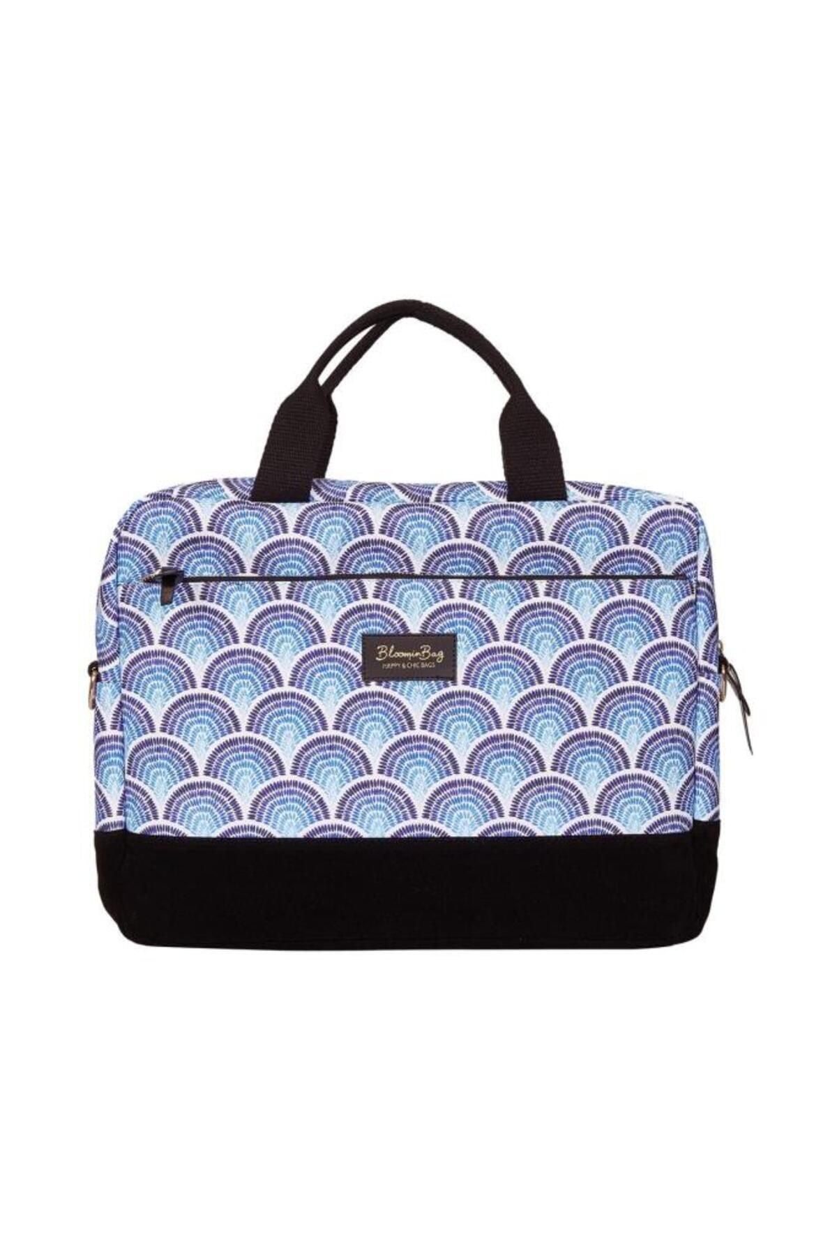 Bloominbag-Calm Waves 15 16 Inç Laptop / Mac Book çantası-2-Milagron.com