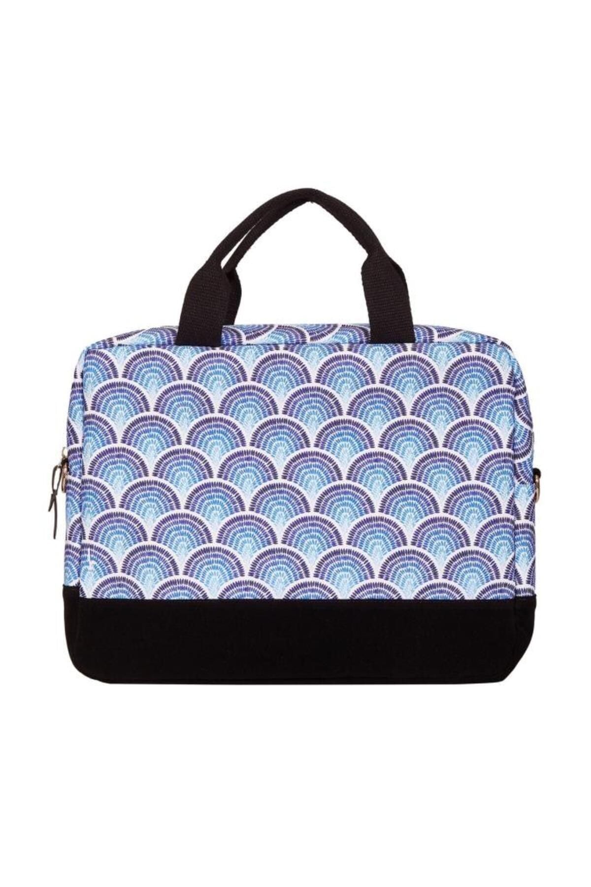 Bloominbag-Calm Waves 15 16 Inç Laptop / Mac Book çantası-4-Milagron.com