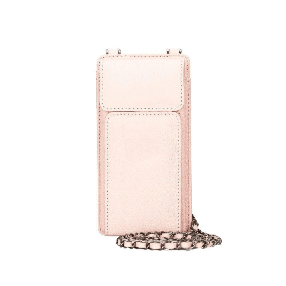Bloominbag-City Muse Deri Carnation Blush çapraz Askılı Telefon Cüzdan-1-Milagron.com