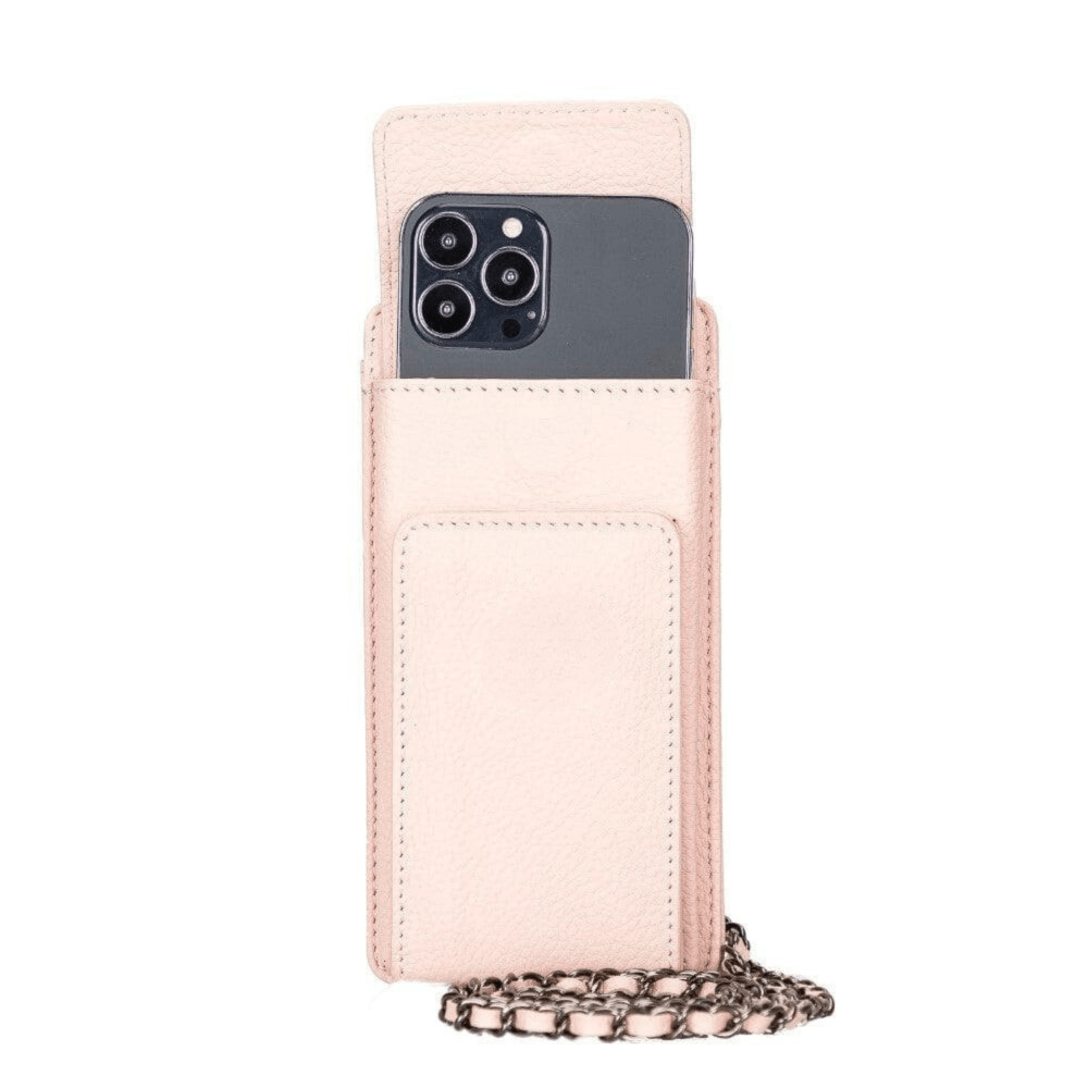 Bloominbag-City Muse Deri Carnation Blush çapraz Askılı Telefon Cüzdan-3-Milagron.com