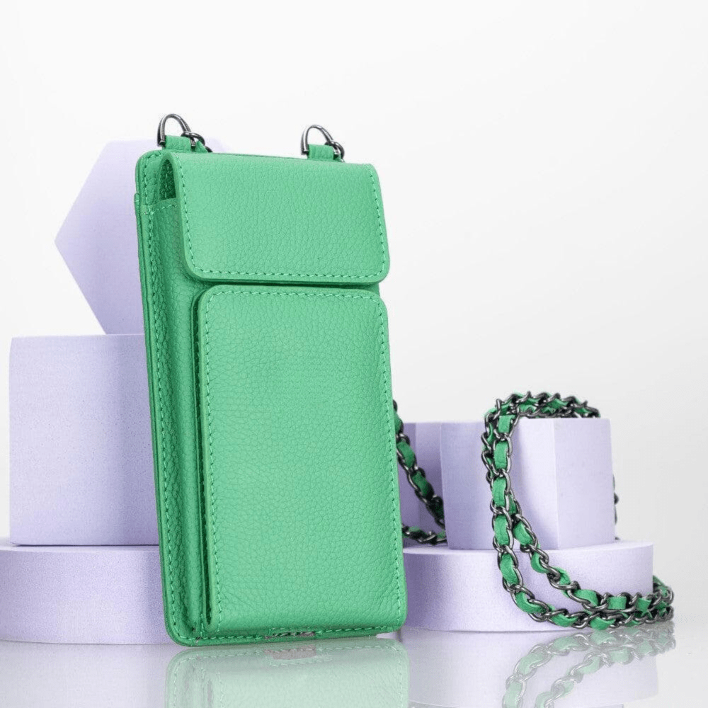Bloominbag-City Muse Deri Celadon Mist çapraz Askılı Telefon Cüzdan-5-Milagron.com