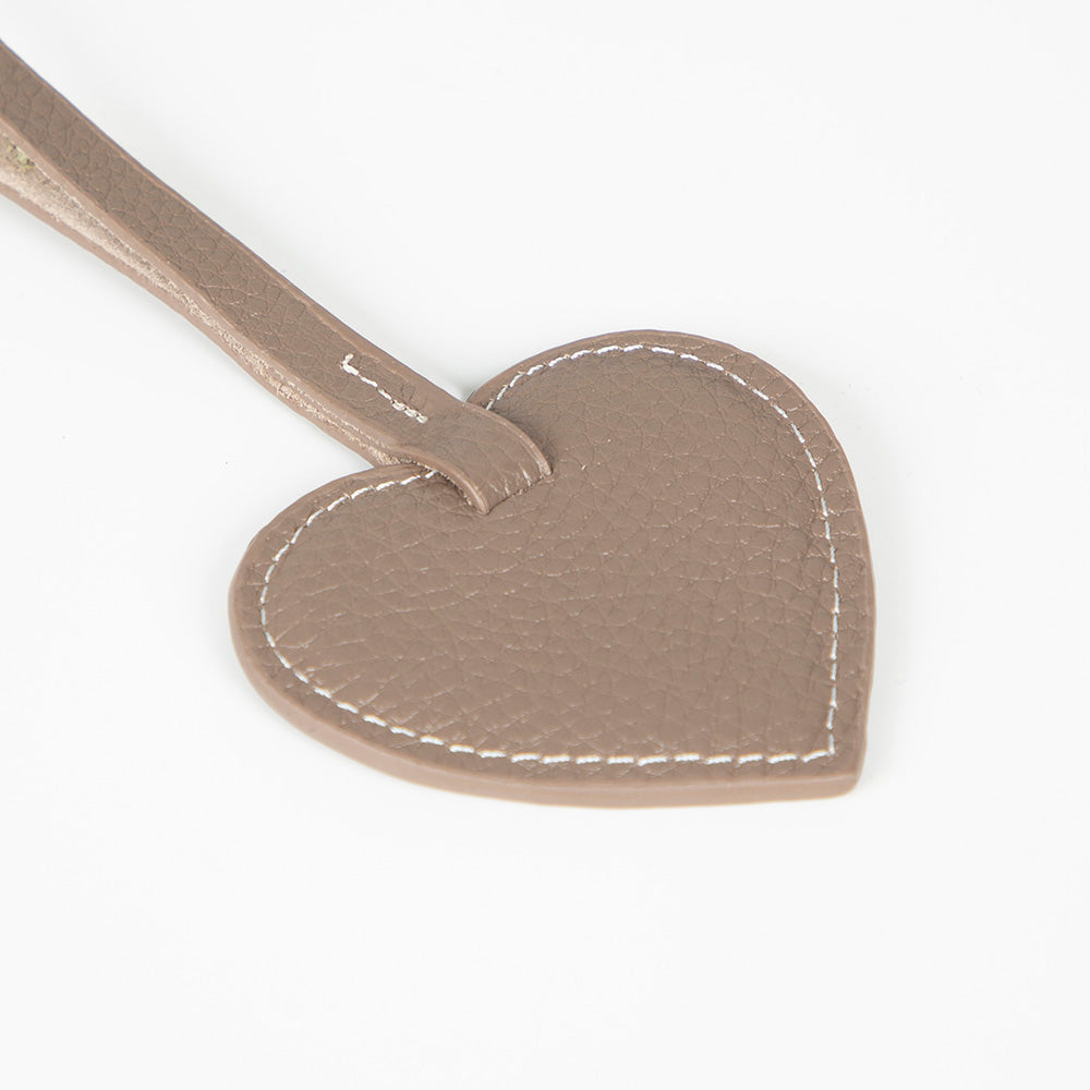 Cuore Dusty Mink Hakiki Deri Çanta Charm