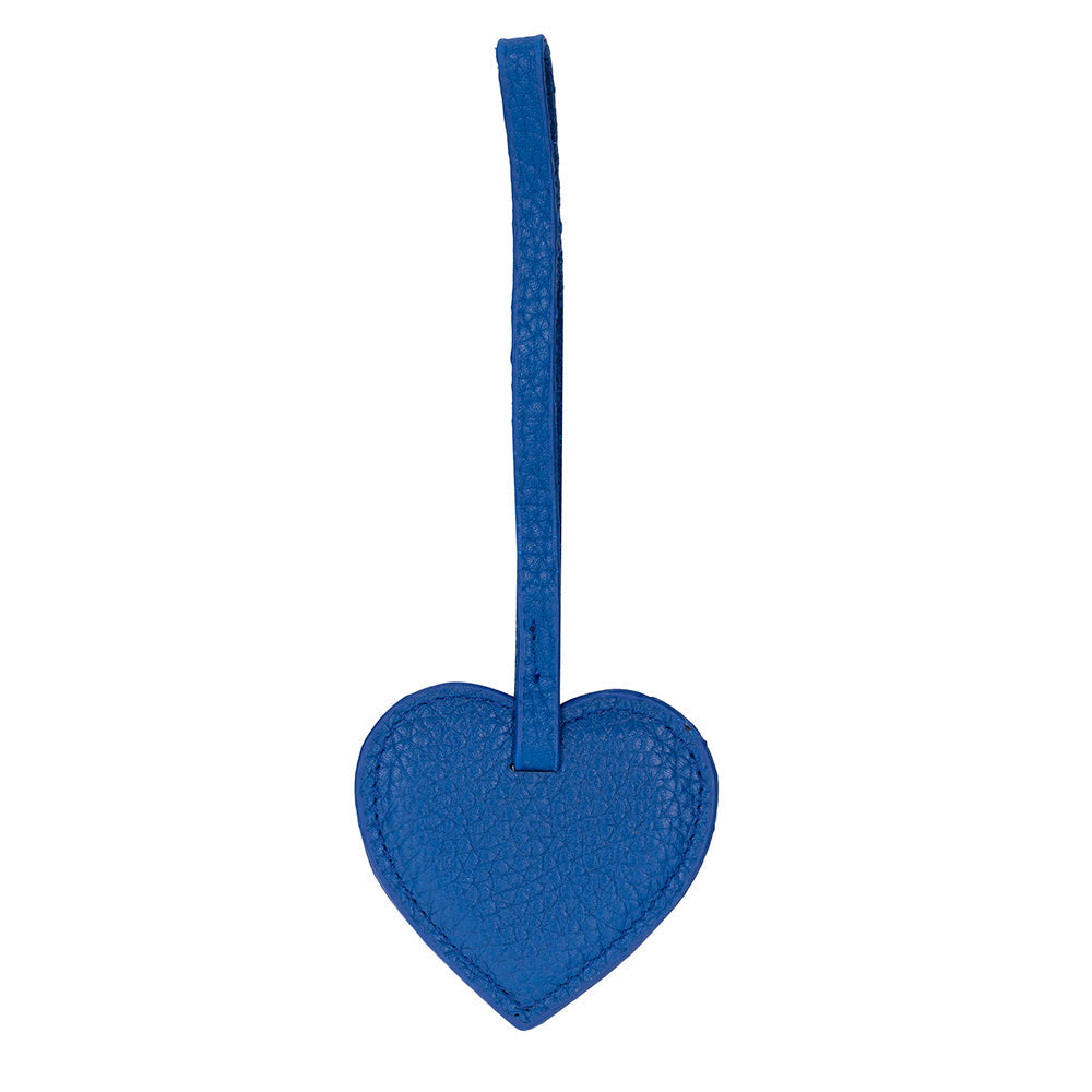 Cuore Ocean Blue Hakiki Deri Çanta Charm