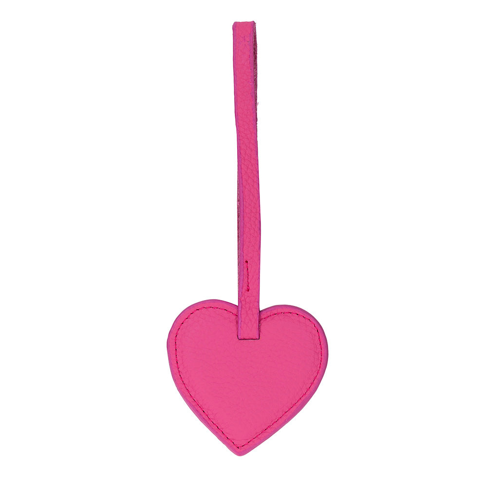 Cuore Scarlet Red Hakiki Deri Çanta Charm
