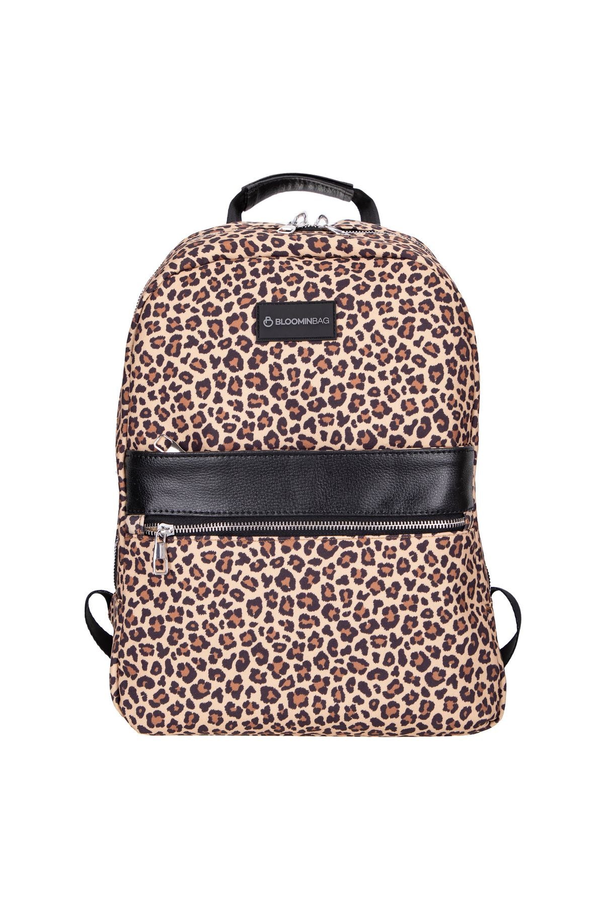 Bloominbag-Earthy Leopard 13 14 Inç Laptop / Mac Book Sırt çantası-1-Milagron.com