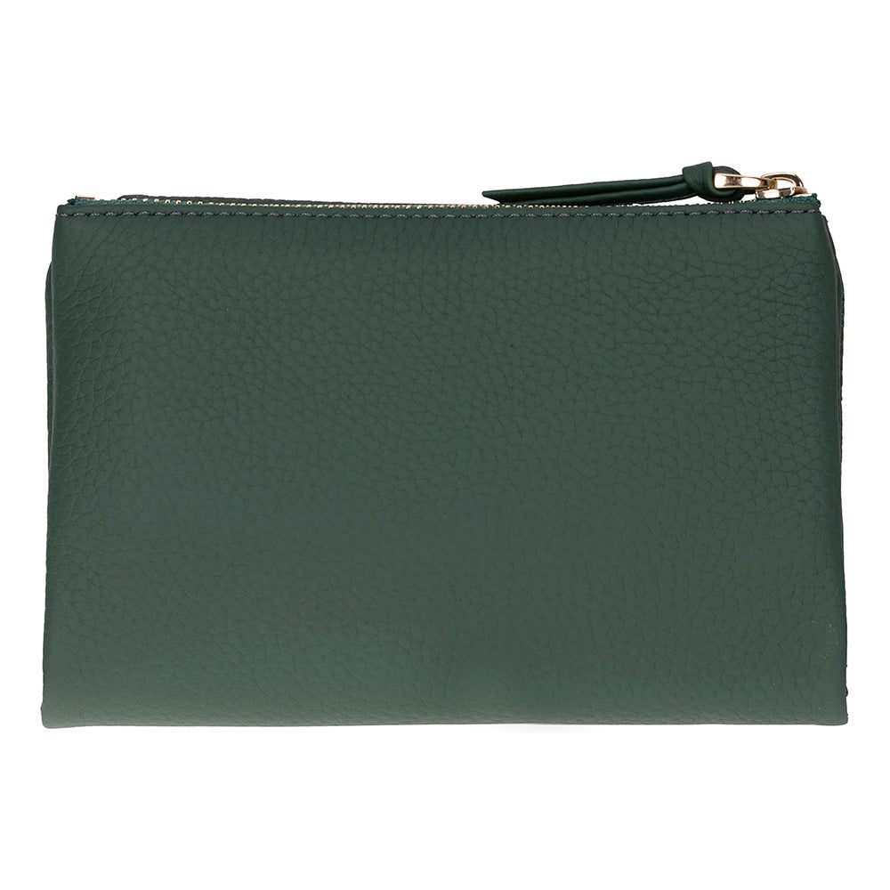 Élia Soft Olive Medium Deri Kadın Cüzdan & Clutch