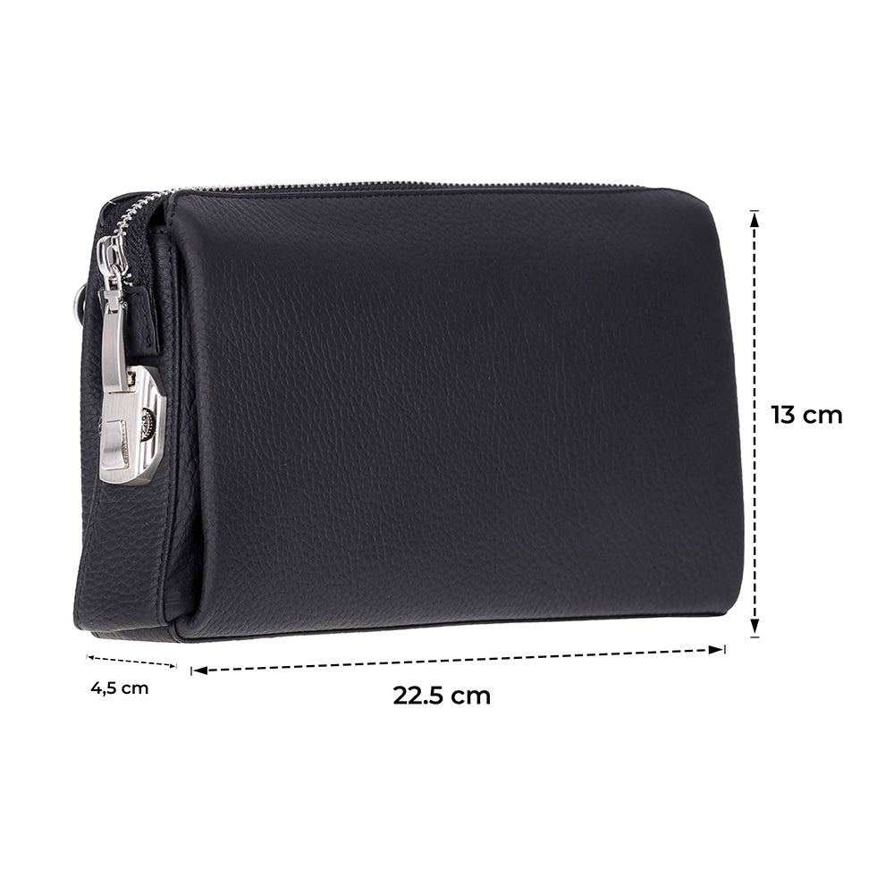 Forte Wrist Ash Smoke Unisex Kilitli Clutch Çanta