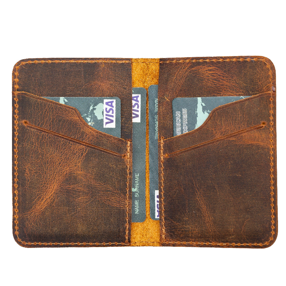 Heritage Core Saddle Brown Deri Erkek Cüzdanı