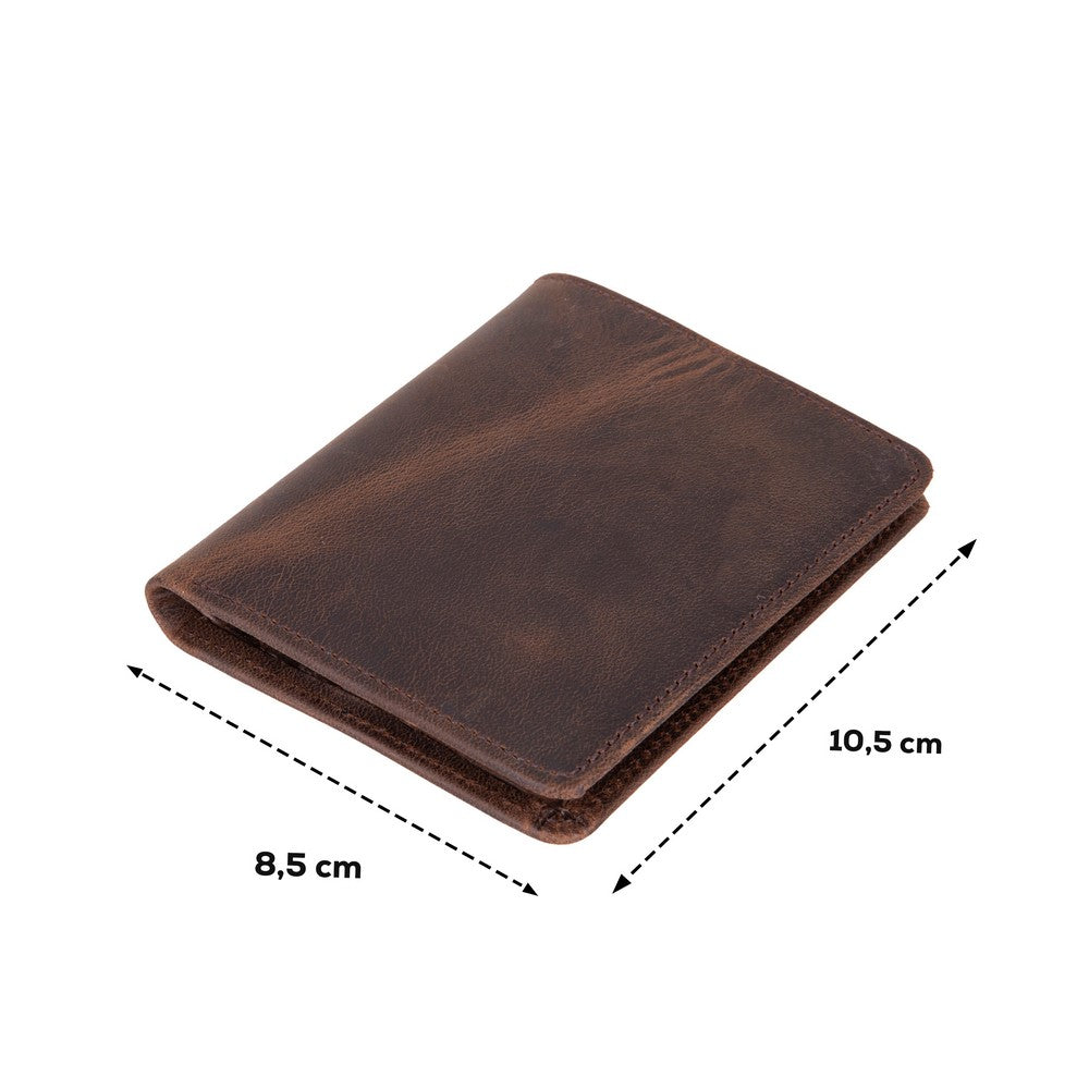 Heritage Espresso Brown Deri Erkek Cüzdanı