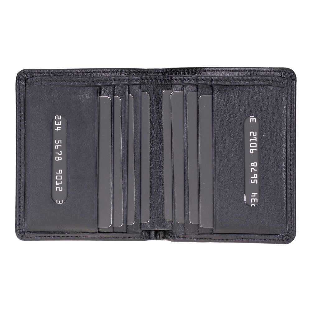 Heritage Steel Blue Gray Deri Erkek Cüzdanı