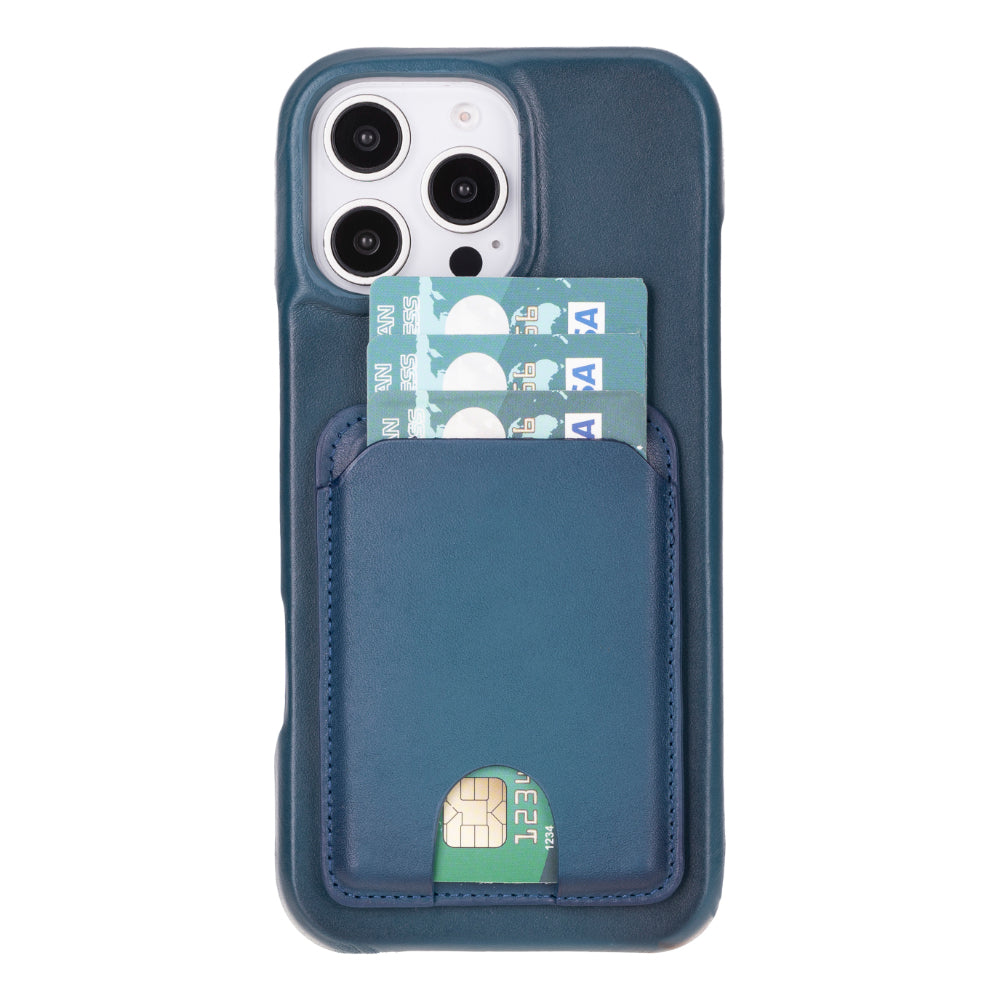 Bloominbag-Linea Midnight Blue Phone Card Holder Deri Telefon Kartlık-Cüzdan & Kartlık-5-Milagron.com