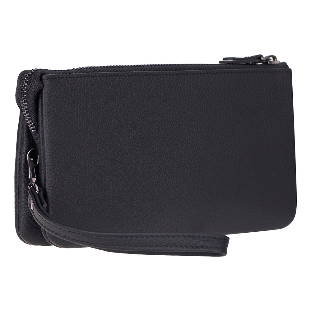Bloominbag-Majeste Black Elegance Curated Deri Clutch Bag-1-Milagron.com