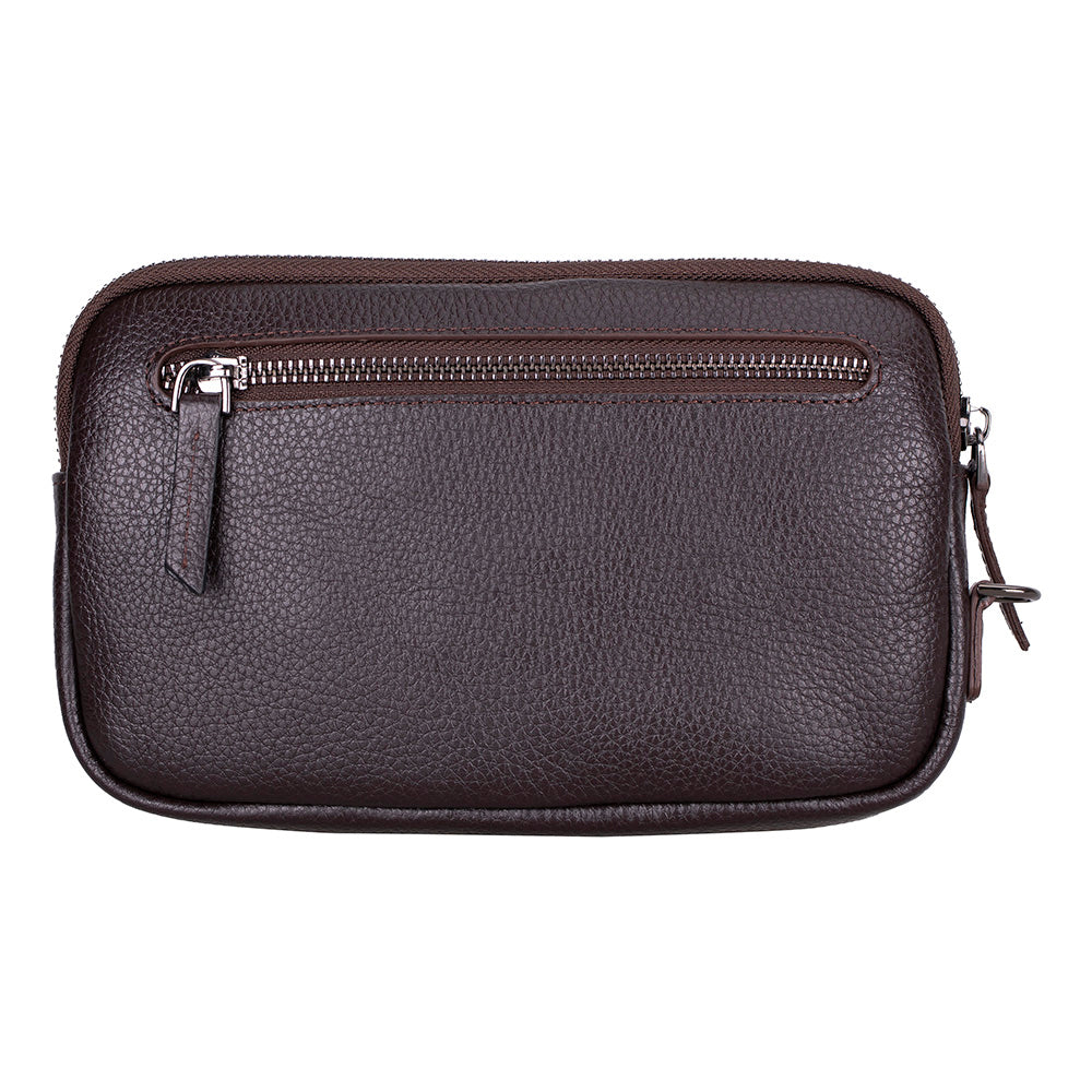 Majeste Nude Buff Brown Curated Deri Clutch Bag