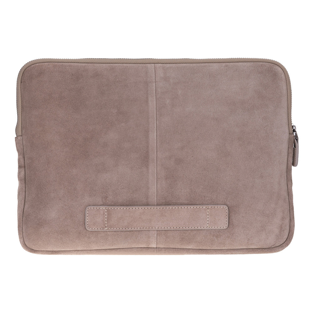 Mist Still Hakiki Süet Deri 13-14 Inç Macbook/Laptop Kılıfı