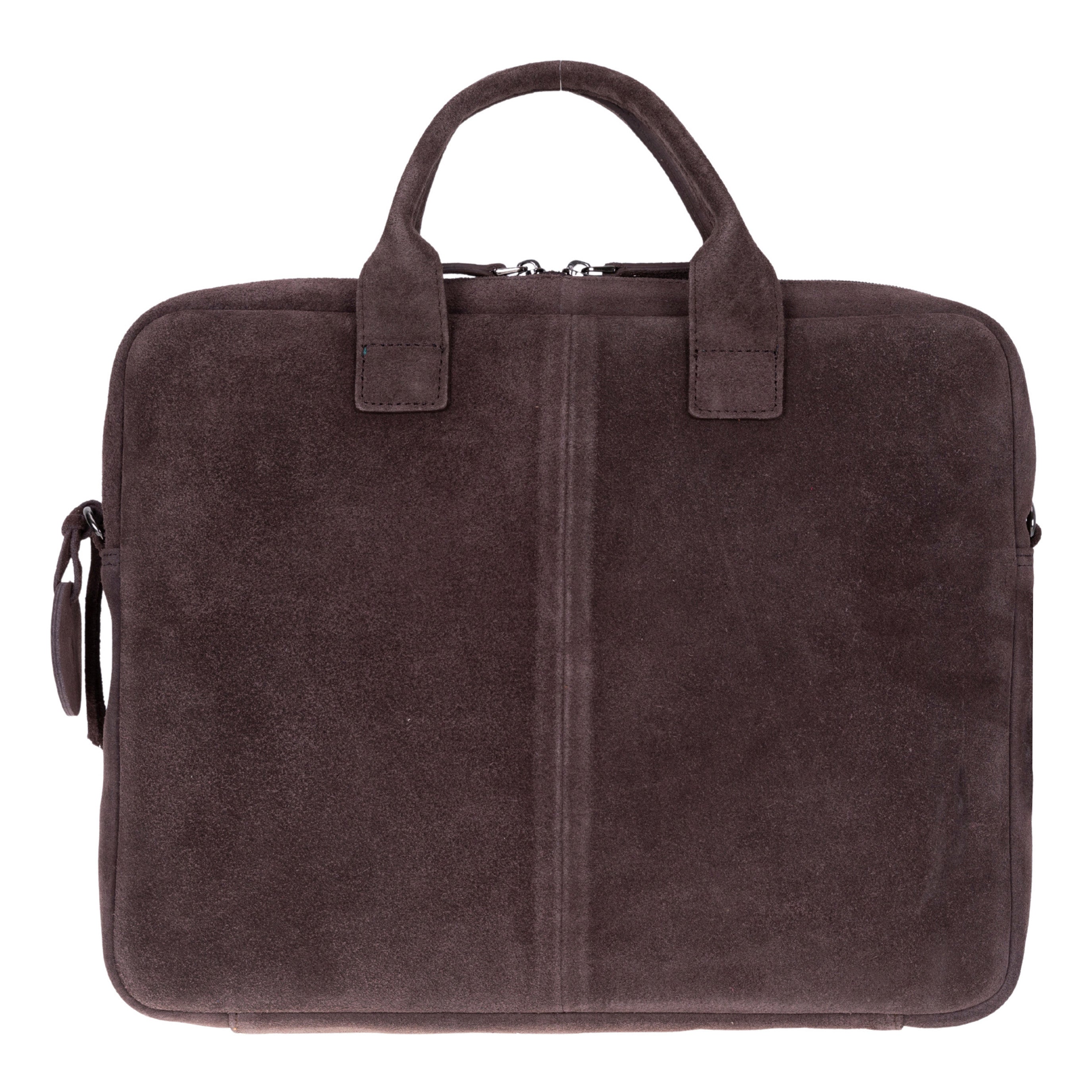 Mocha Still Hakiki Süet Deri 13-14 Inç Macbook/Laptop Çantası