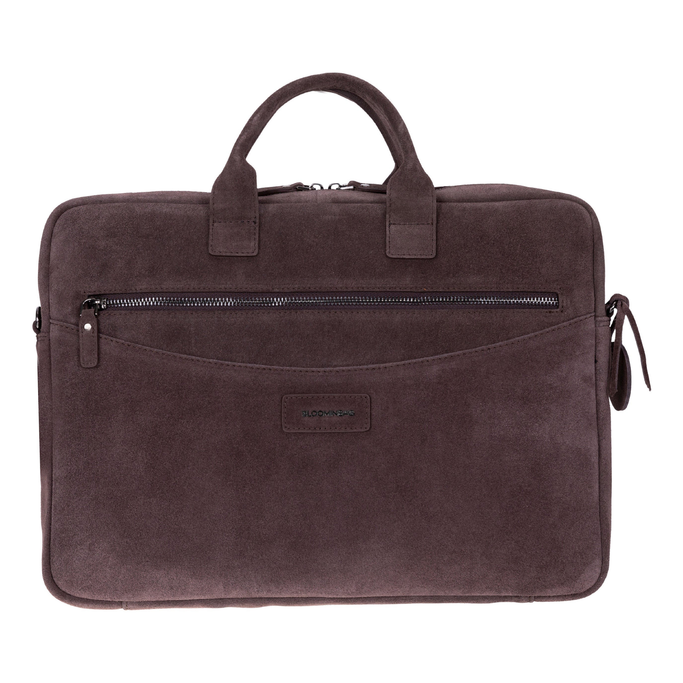 Mocha Still Hakiki Süet Deri 15-16 Inç Macbook/Laptop Çantası