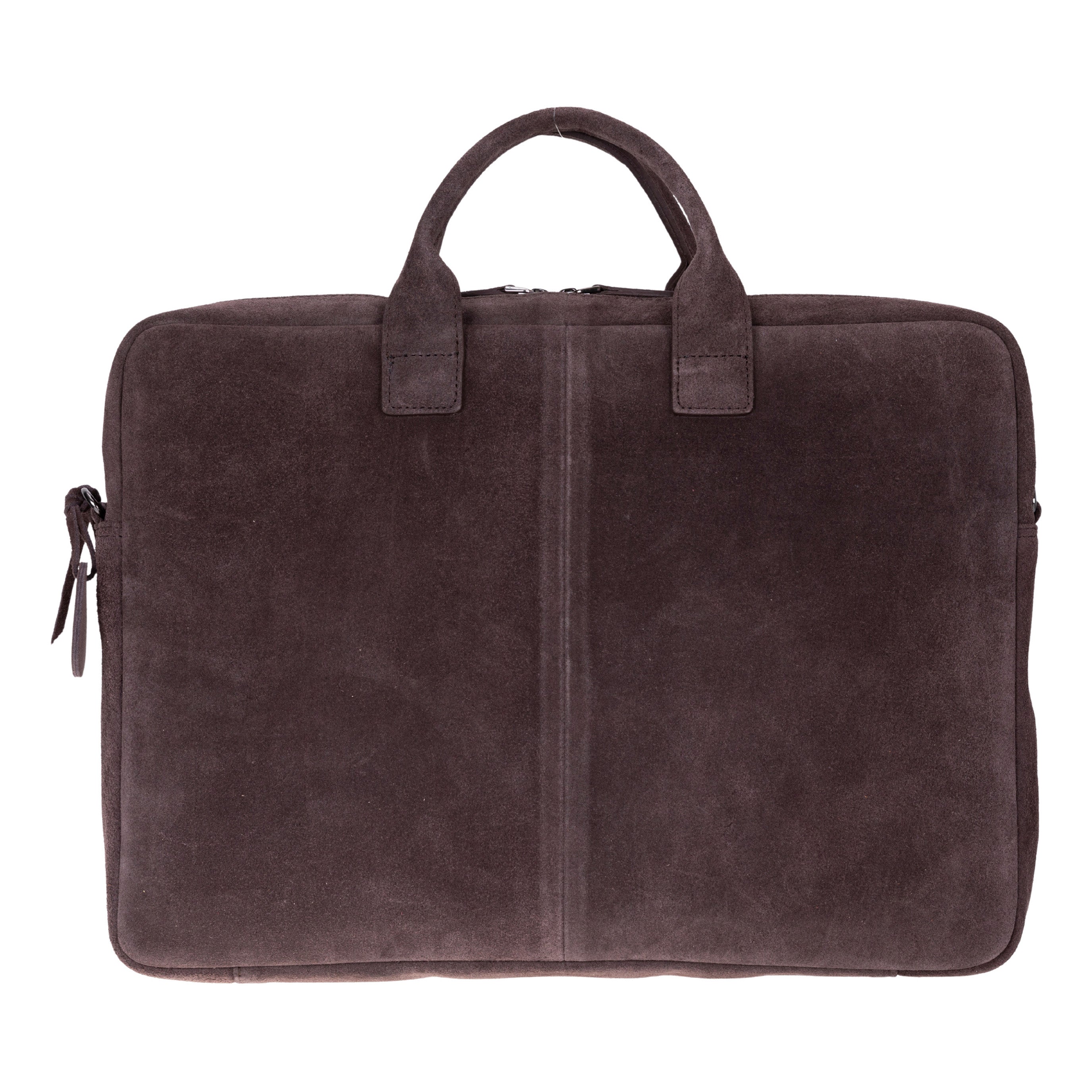 Mocha Still Hakiki Süet Deri 15-16 Inç Macbook/Laptop Çantası