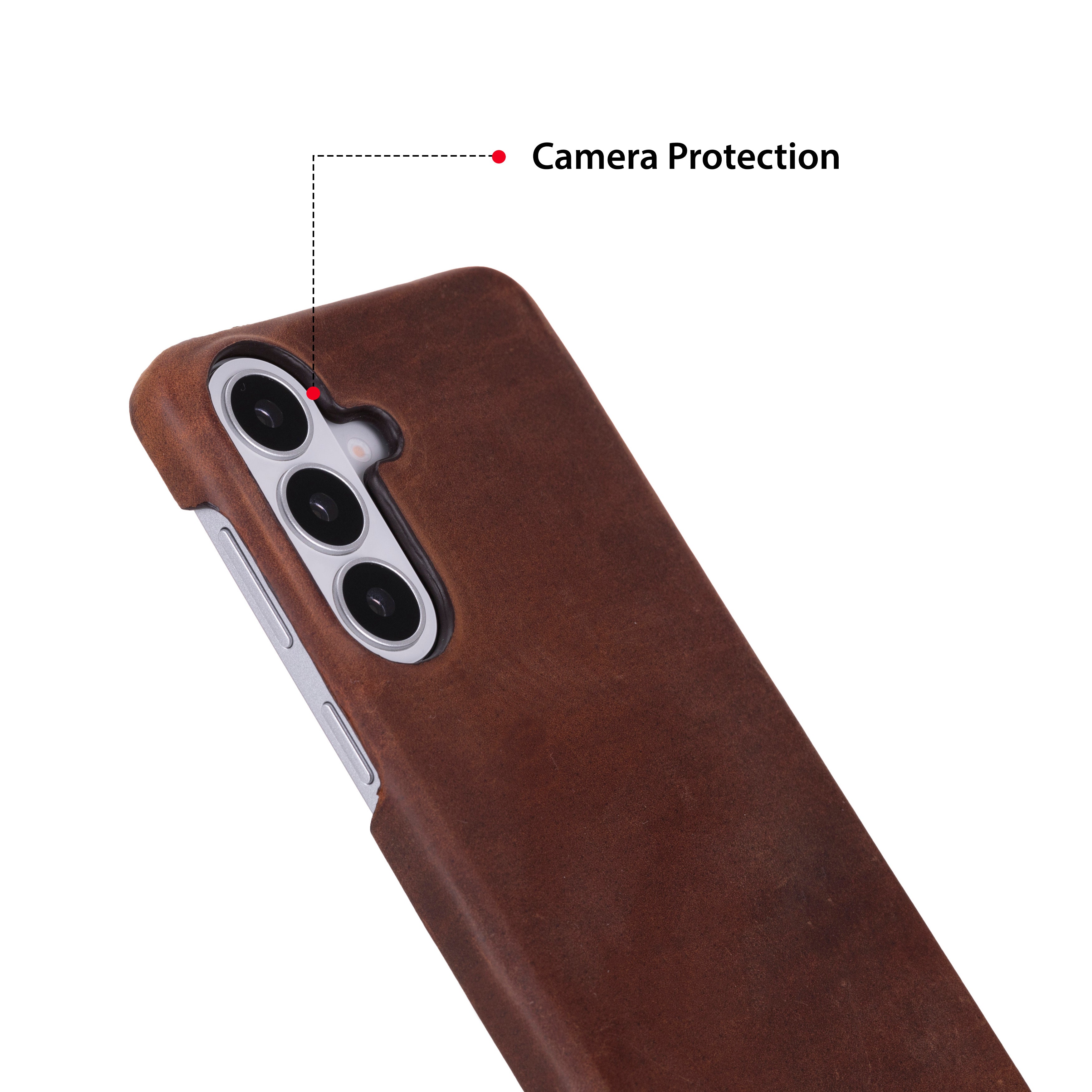 Monte Espresso Brown Deri Telefon Kılıfı Samsung Galaxy S26 Plus (6.7") | Ultra İnce Premium Leather Case