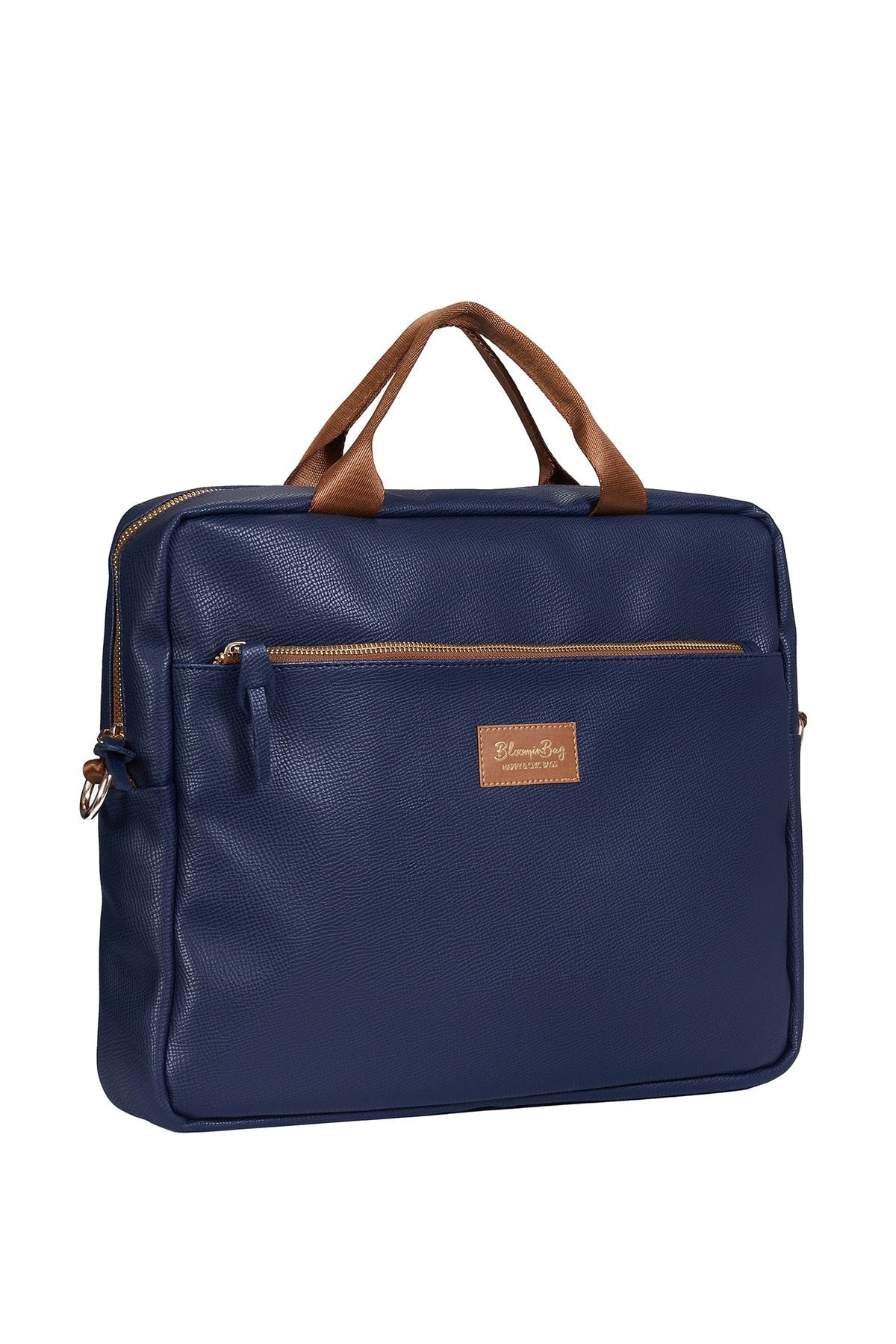 Bloominbag-Pitonic Nature Navy 15 16 Inç Laptop / Mac Book çantası-2-Milagron.com