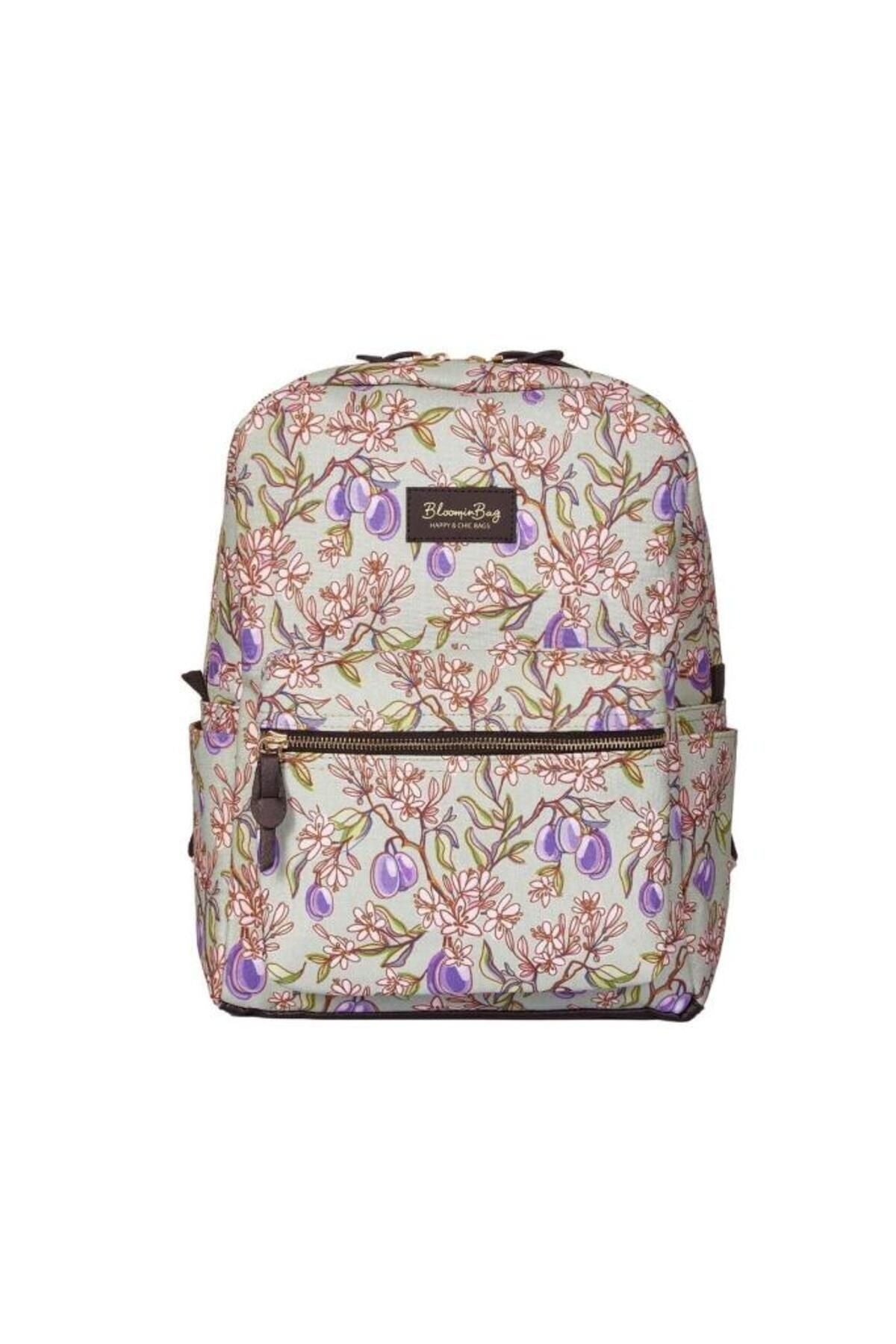 Bloominbag-Plums In Bloom 13 14 Inç Sırt Laptop / Macbook çantası-1-Milagron.com