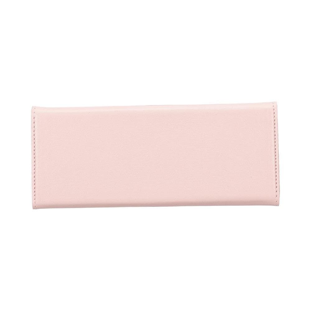 Prisma Soft Blush Deri Gözlük Kılıfı – Mıknatıslı Üçgen Tasarım