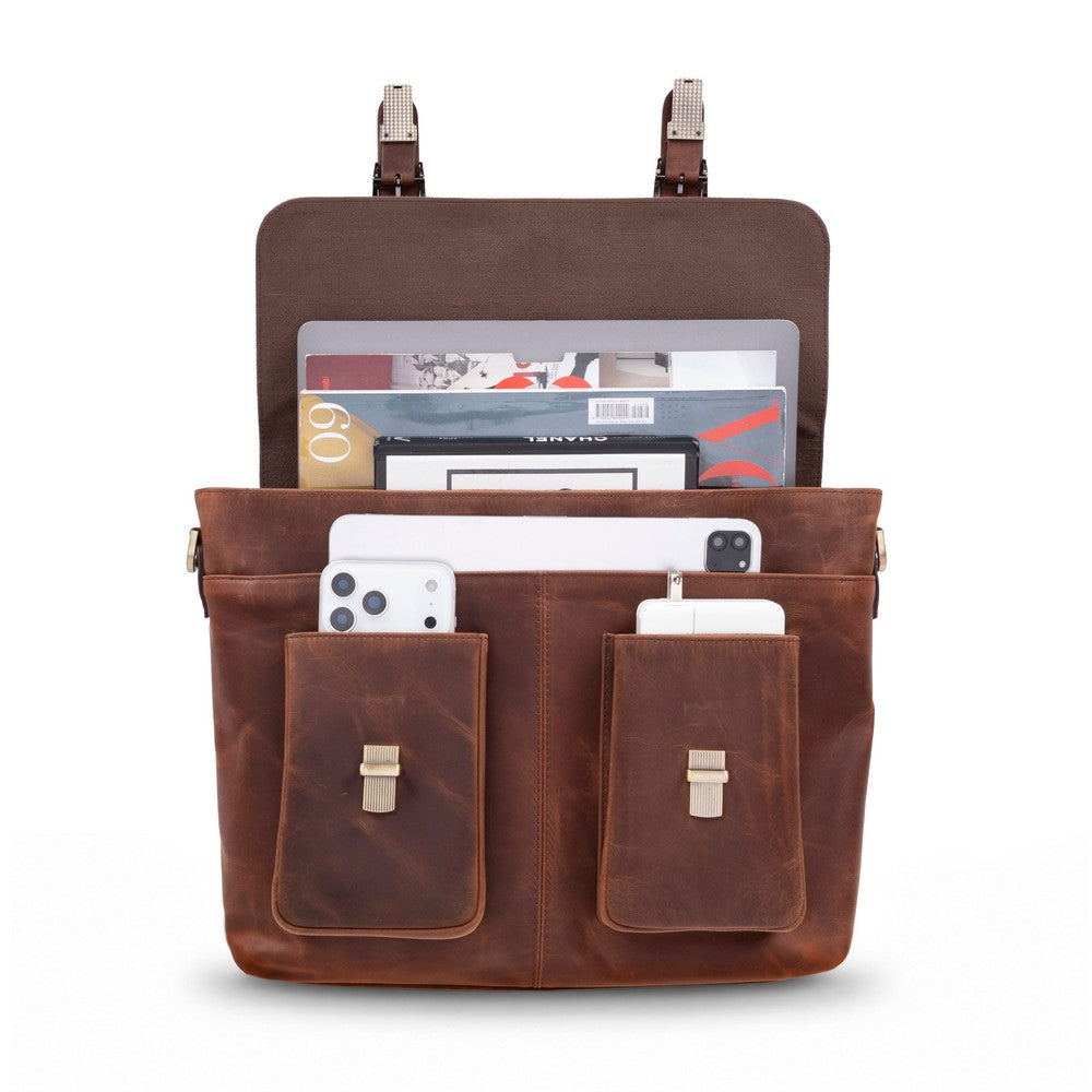 Rivoli Saddle Heritage Hakiki Deri 15–16 Inç Laptop Ve Evrak Çantası