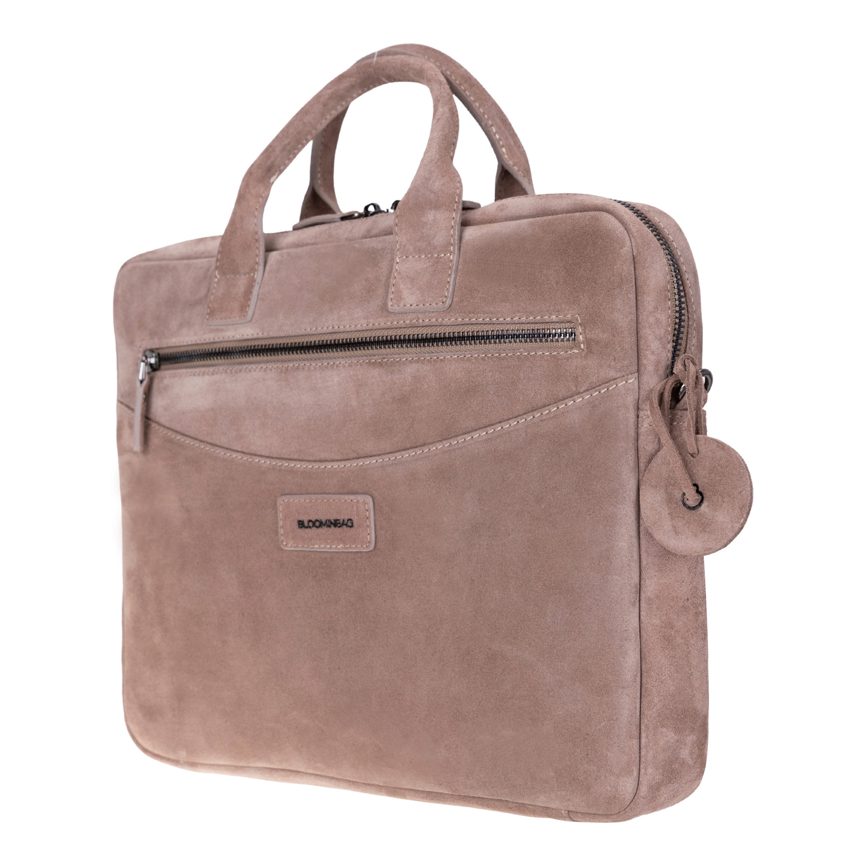 Sand Still Hakiki Süet Deri 13-14 Inç Macbook/Laptop Çantası