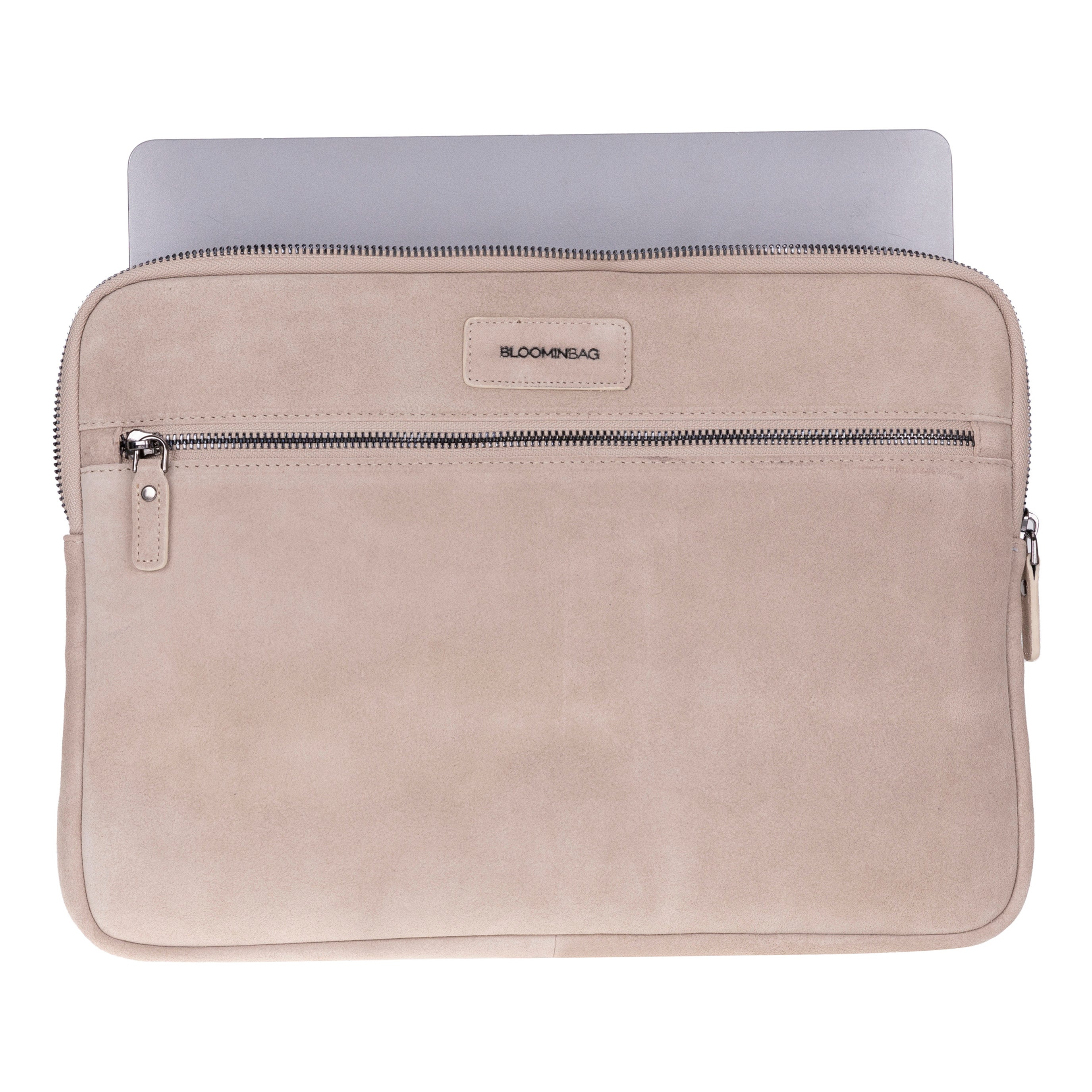Sand Still Hakiki Süet Deri 13-14 Inç Macbook/Laptop Kılıfı