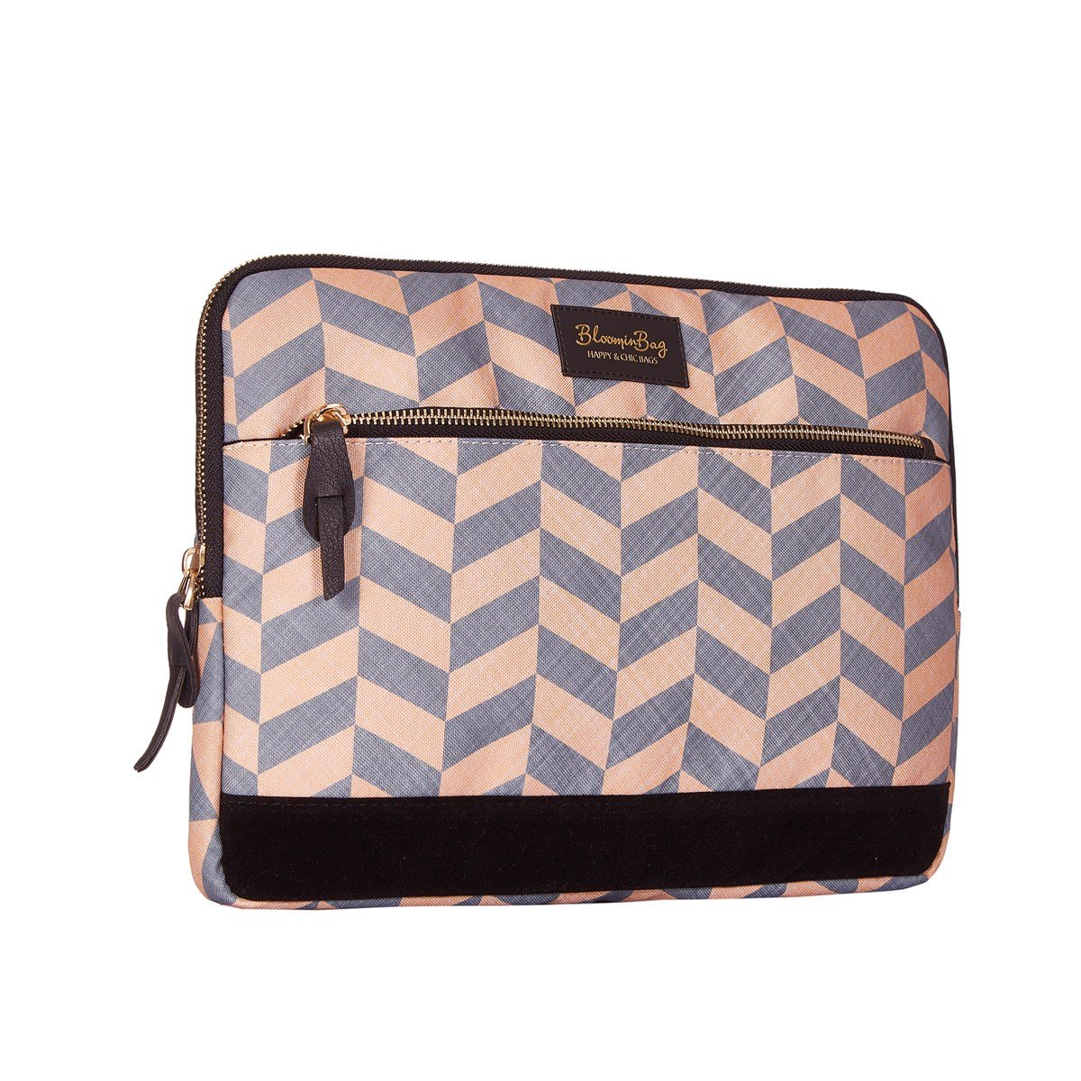 Bloominbag-Smokey Chevron 13 14 Inç Laptop / Mac Book Kılıf-1-Milagron.com