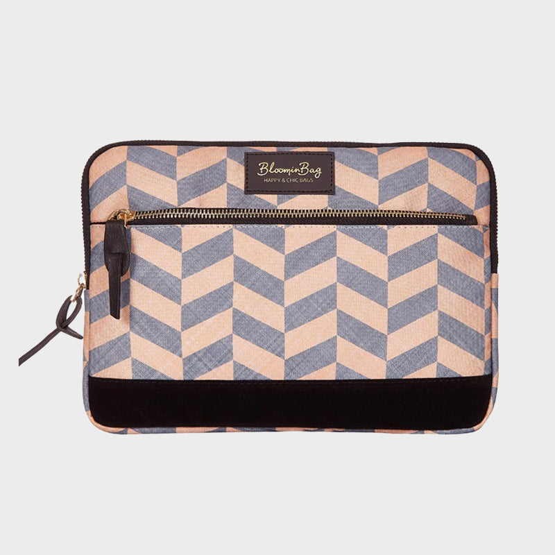 Bloominbag-Smokey Chevron 13 14 Inç Laptop / Mac Book Kılıf-4-Milagron.com