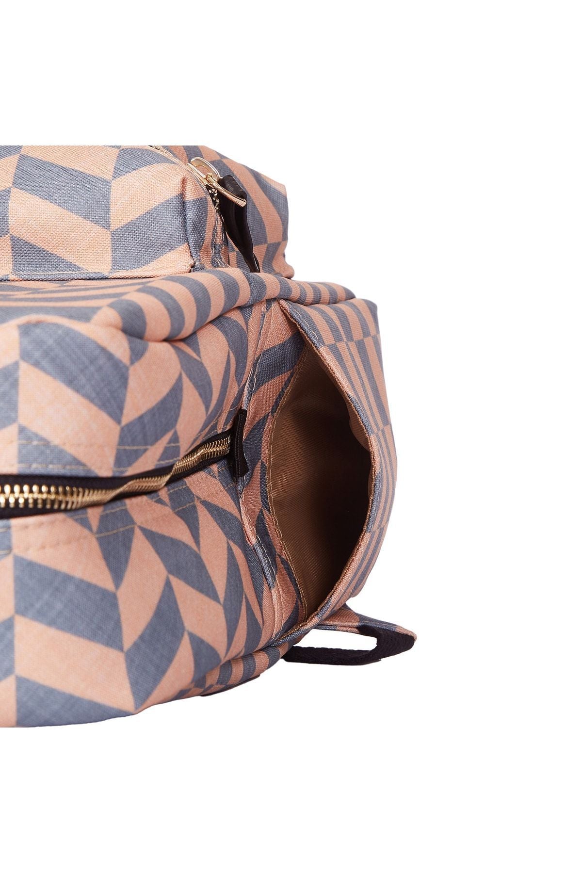 Bloominbag-Smokey Chevron 13 14 Inç Laptop / Macbook Sırt çantası-4-Milagron.com