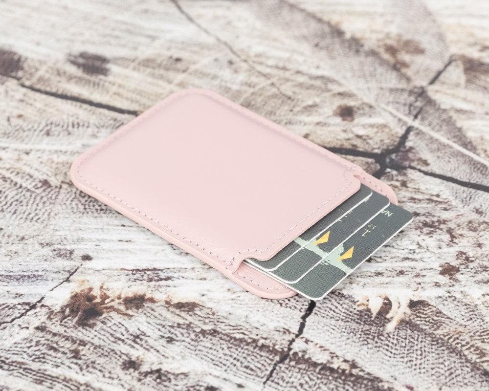 Snapé Dusty Rose Mıknatıslı Deri Telefon Kartlık