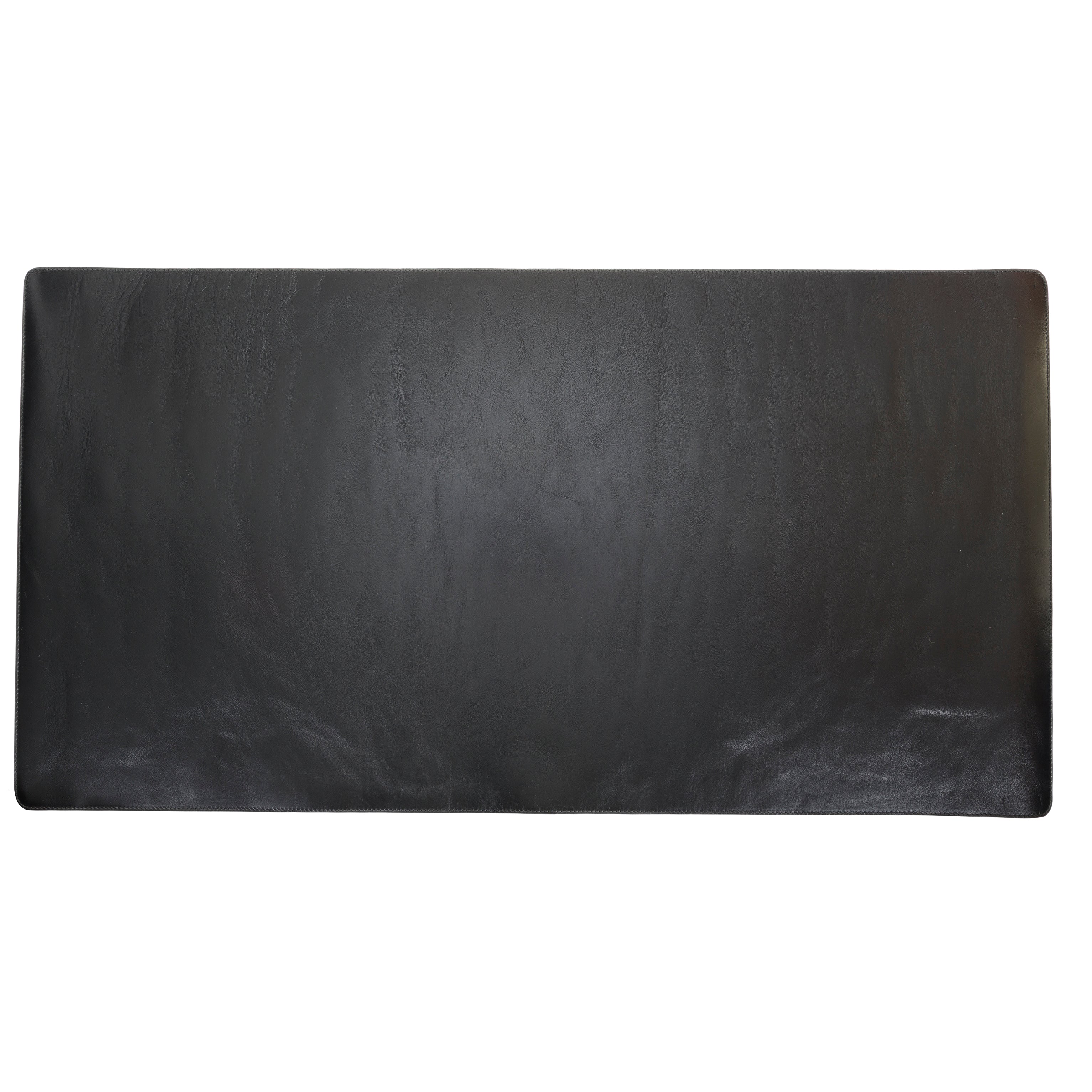 Bloominbag-Still & Silent Noir Gerçek Deri Desk Mat Macbook Altlığı-4-Milagron.com
