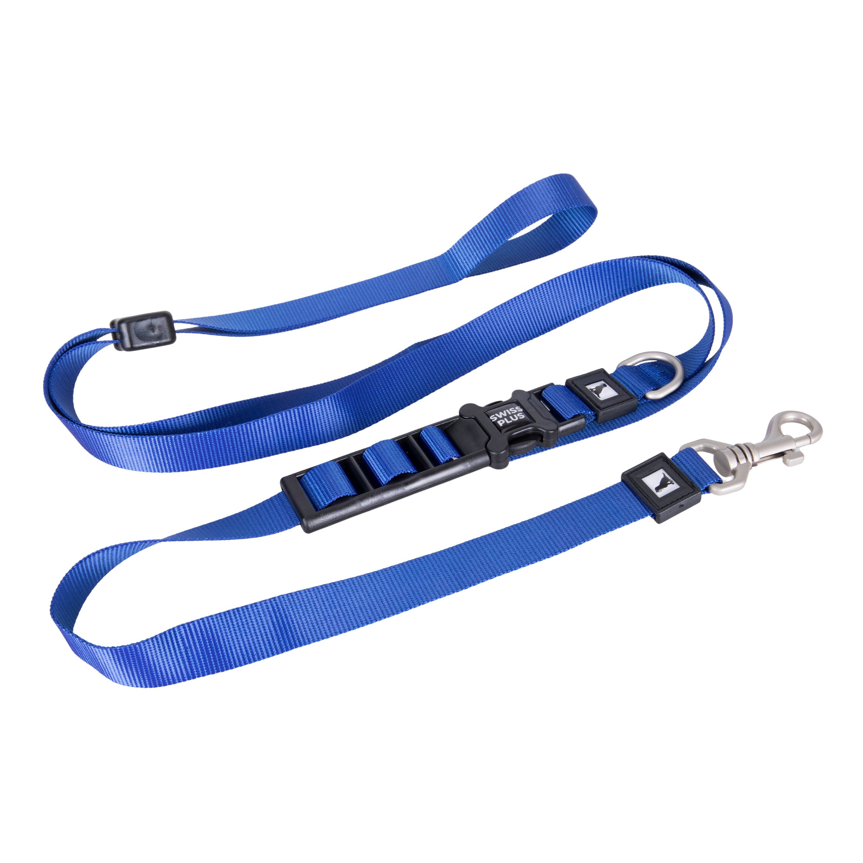 Swissplus Urban Paws Deep Ocena Blue Hands-Free Ayarlanabilir Köpek Kordonu – 25Mm