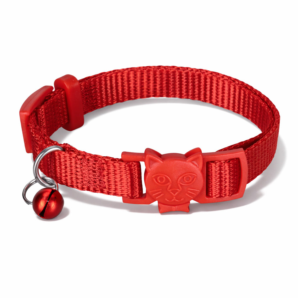 Swissplus Urban Paws Kedi Tasması – Crimson Red | Ayarlanabilir, Dayanıklı, Hafif-10Mm