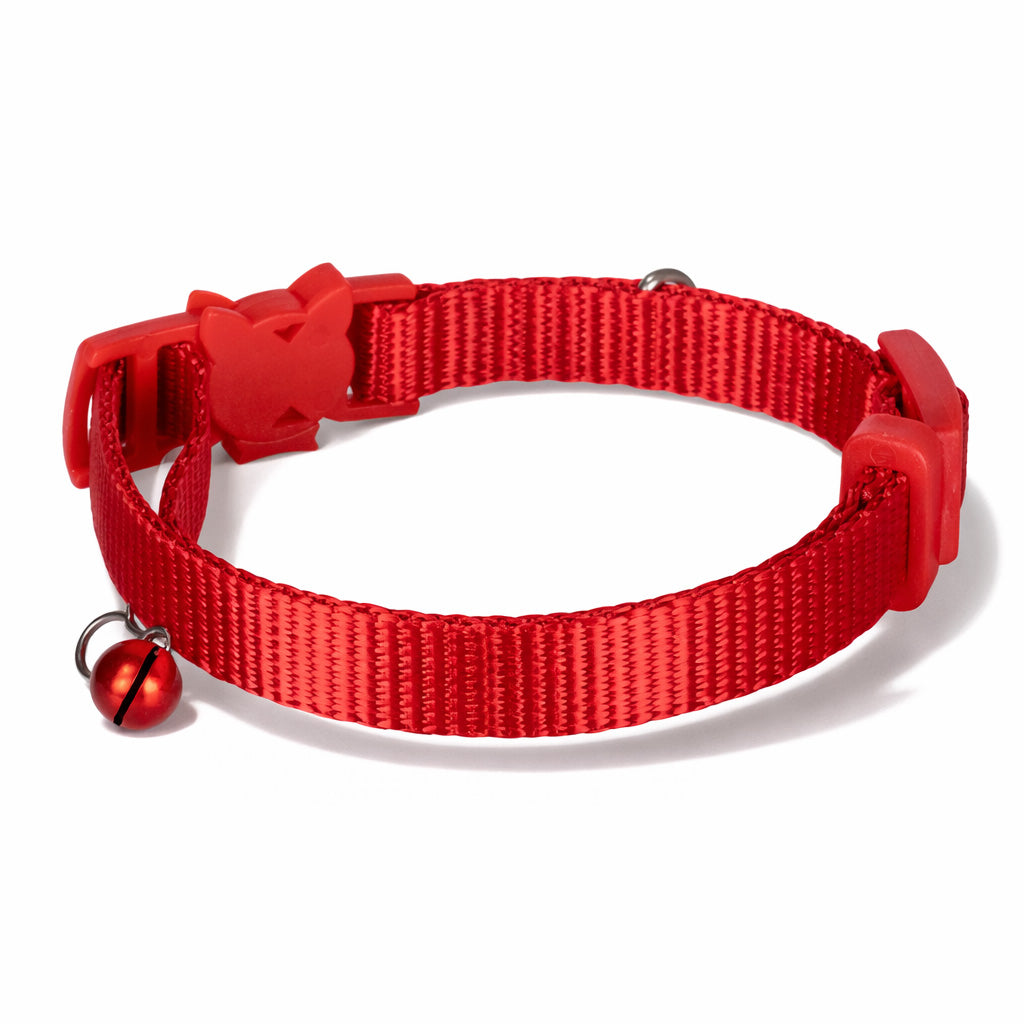 Swissplus Urban Paws Kedi Tasması – Crimson Red | Ayarlanabilir, Dayanıklı, Hafif-10Mm