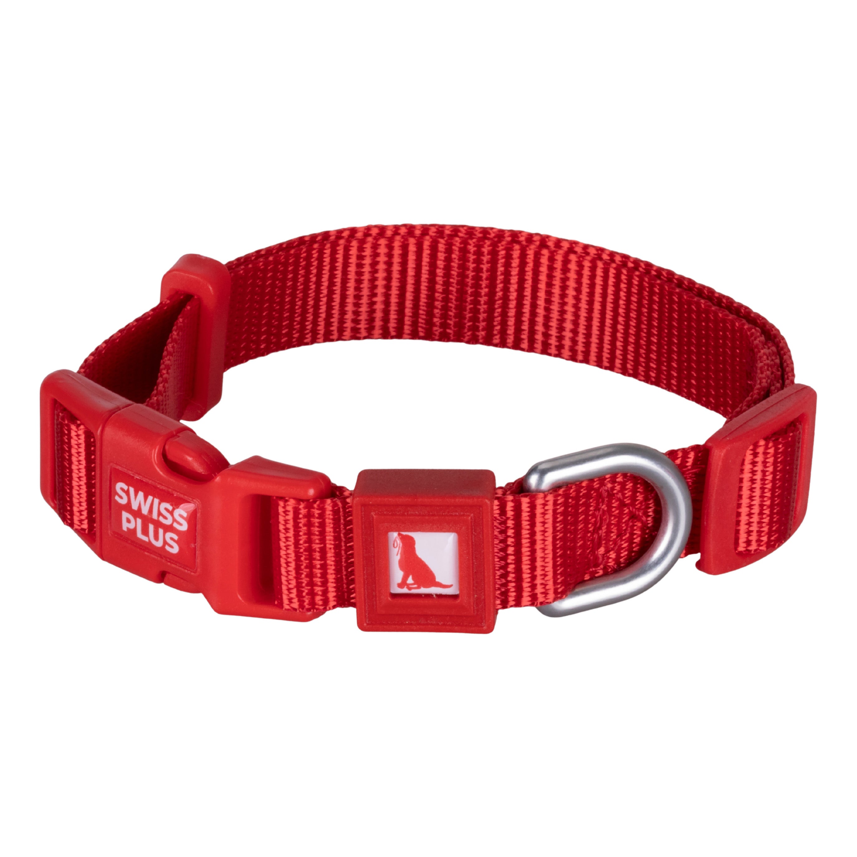 Swissplus Urban Paws Köpek Tasması – Crimson Red | Ayarlanabilir, Dayanıklı, Hafif-15Mm