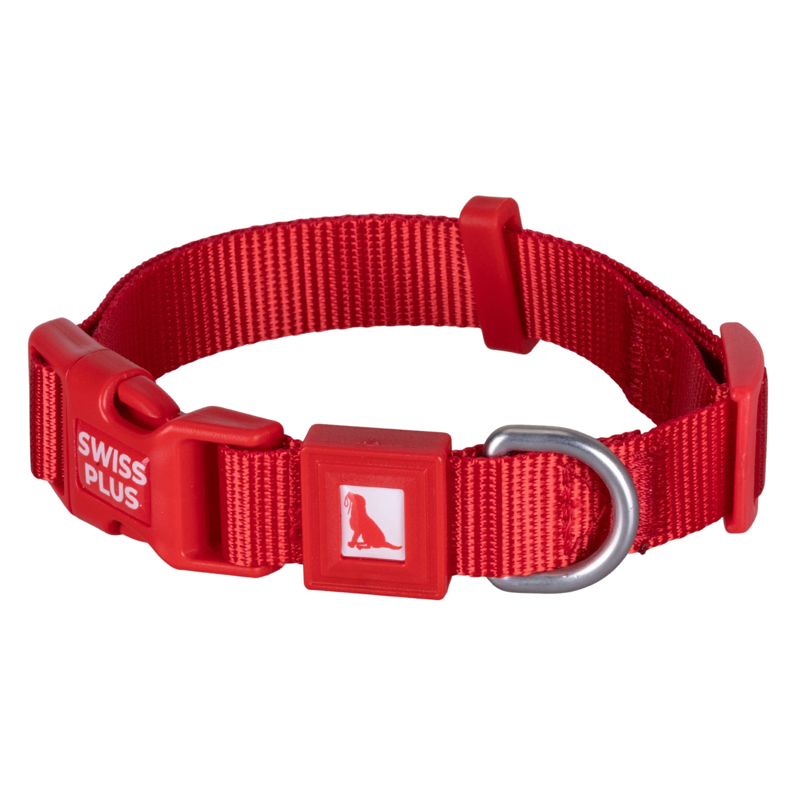 Swissplus Urban Paws Köpek Tasması – Crimson Red | Ayarlanabilir, Dayanıklı, Hafif-25Mm