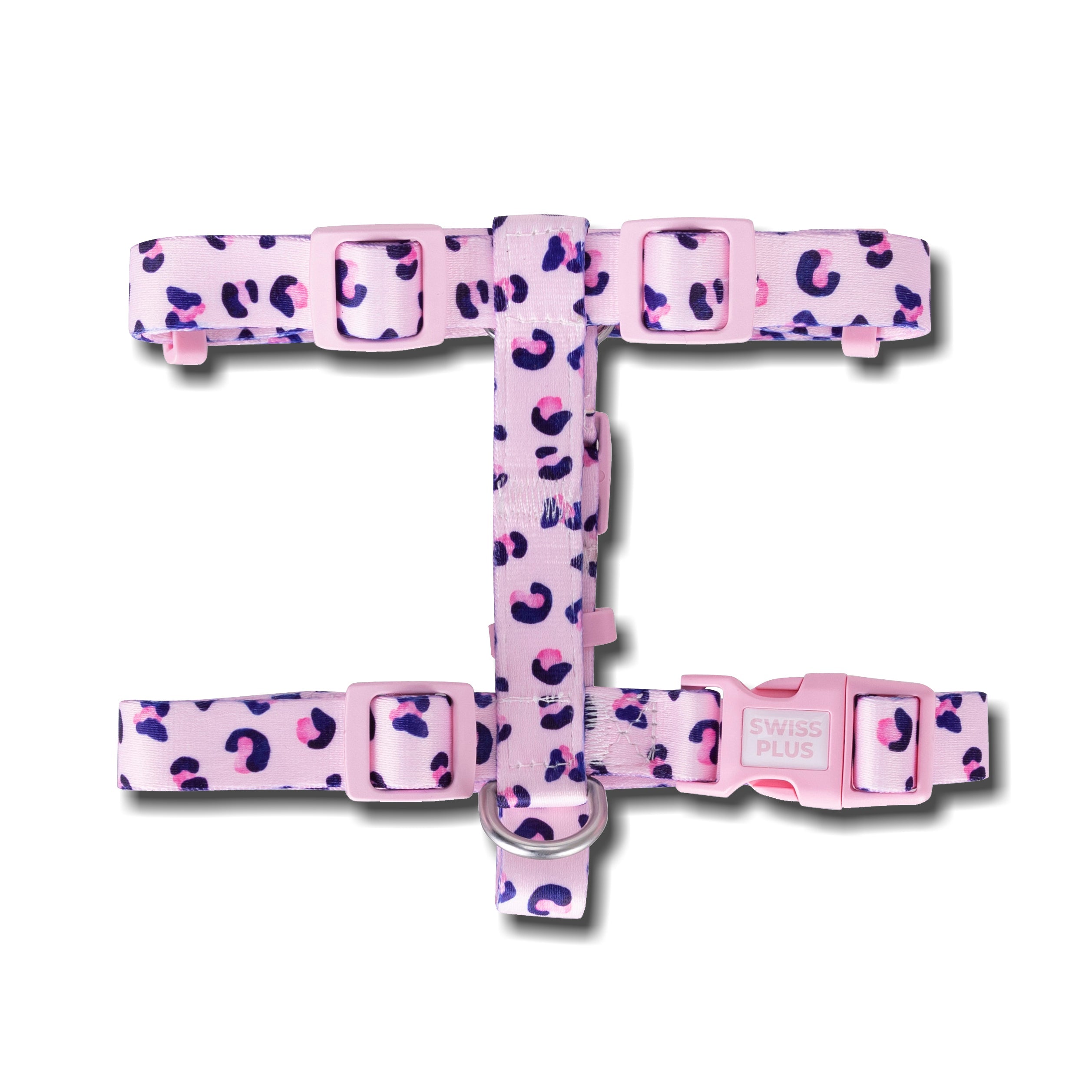 Swissplus Urban Paws Pink Leo Geri Dönüştürülmüş H-Tipi Köpek Göğüs Tasması-2Xl