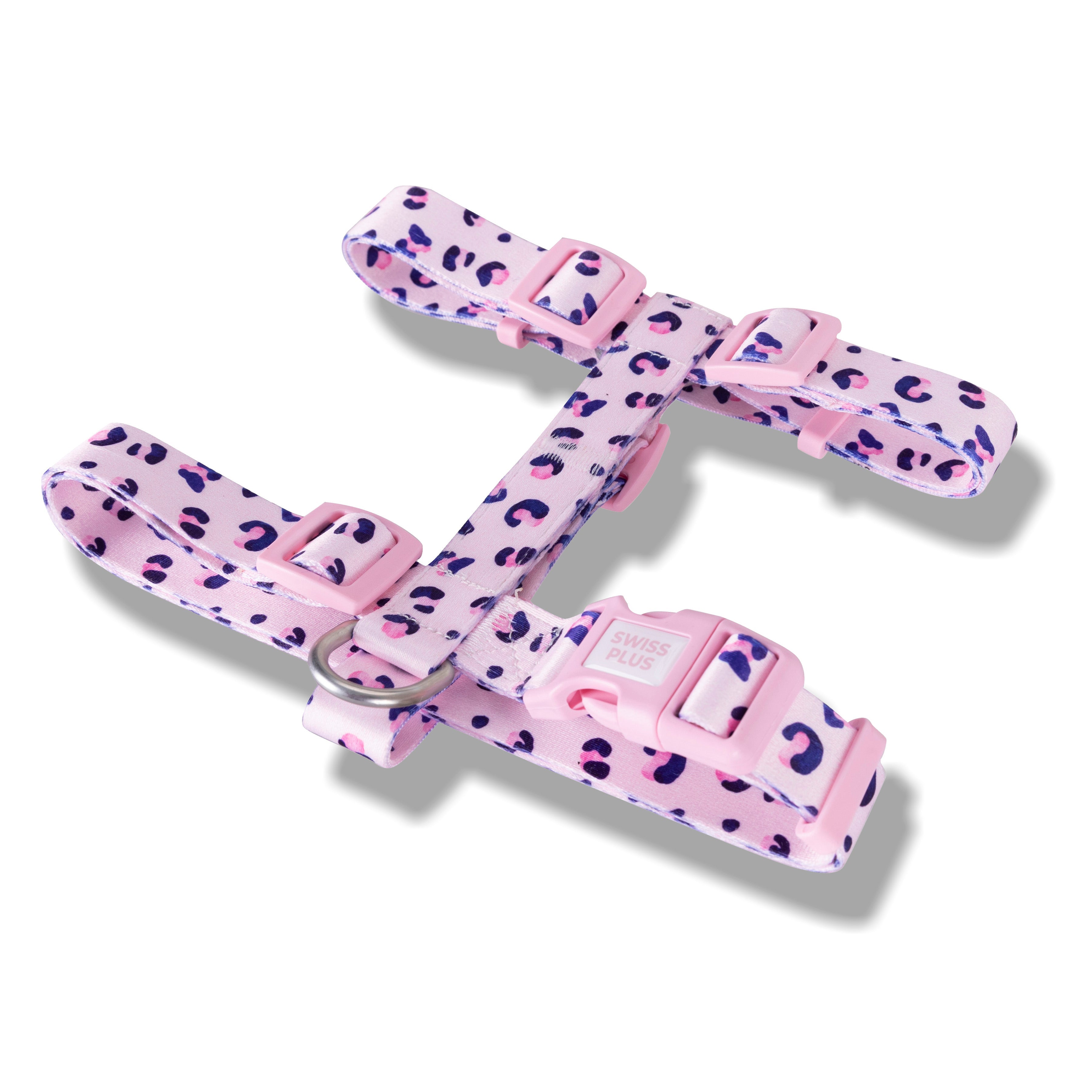Swissplus Urban Paws Pink Leo Geri Dönüştürülmüş H-Tipi Köpek Göğüs Tasması-L