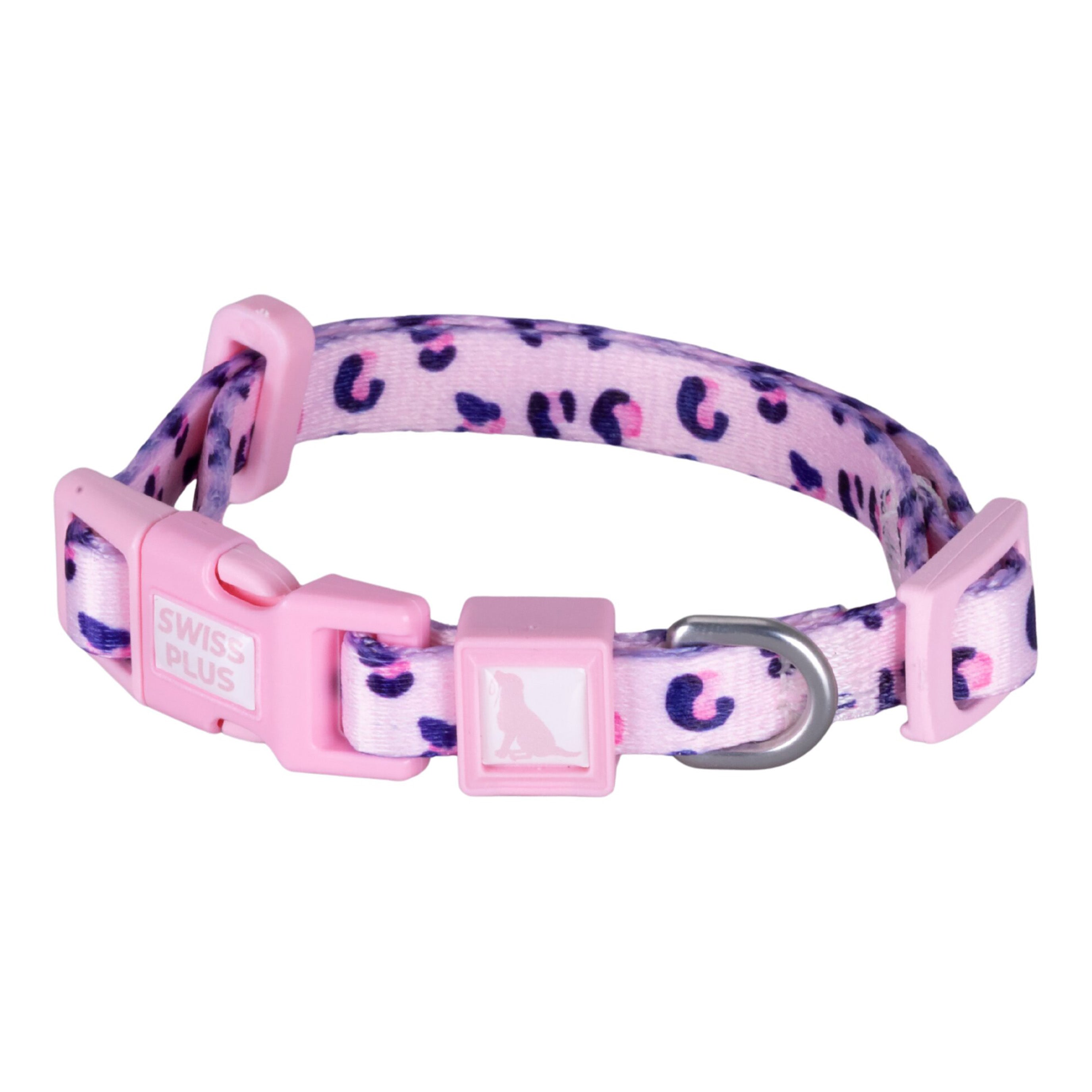 Swissplus Urban Paws Pink Leo Recycled Köpek Tasması - 10 Mm