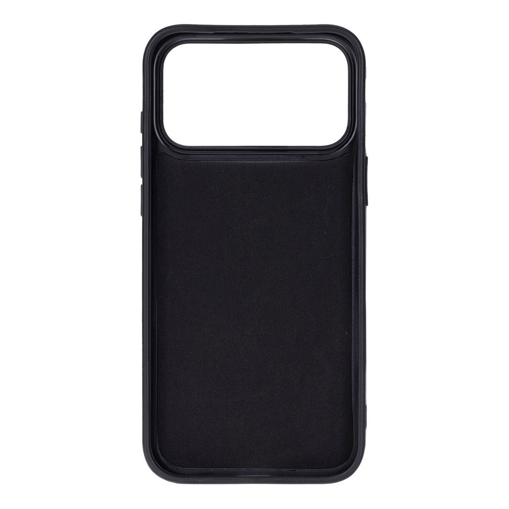 Tiara Black Crystal Heart Iphone 17 Pro Taşlı Telefon Kılıfı